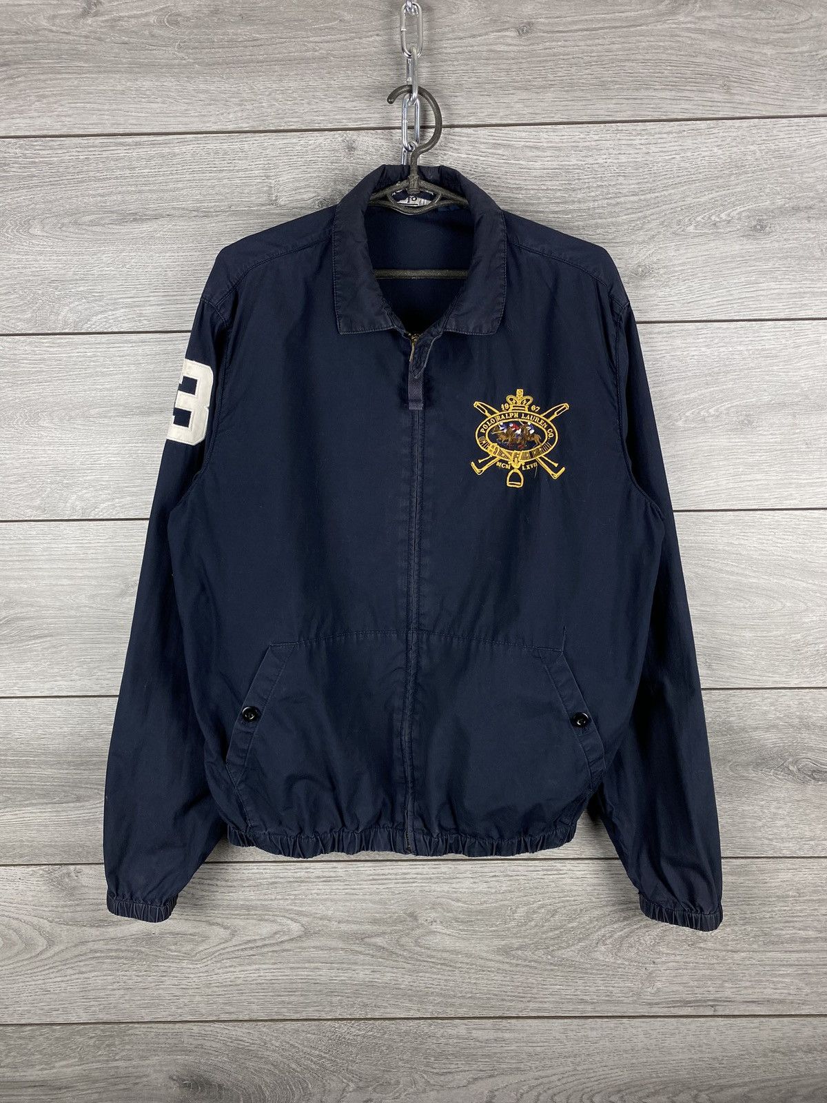Polo Ralph Lauren Mens Vintage Polo Ralph Lauren Cotton Zip Light Jacket Size US S / EU 44-46 / 1 - 2 Thumbnail