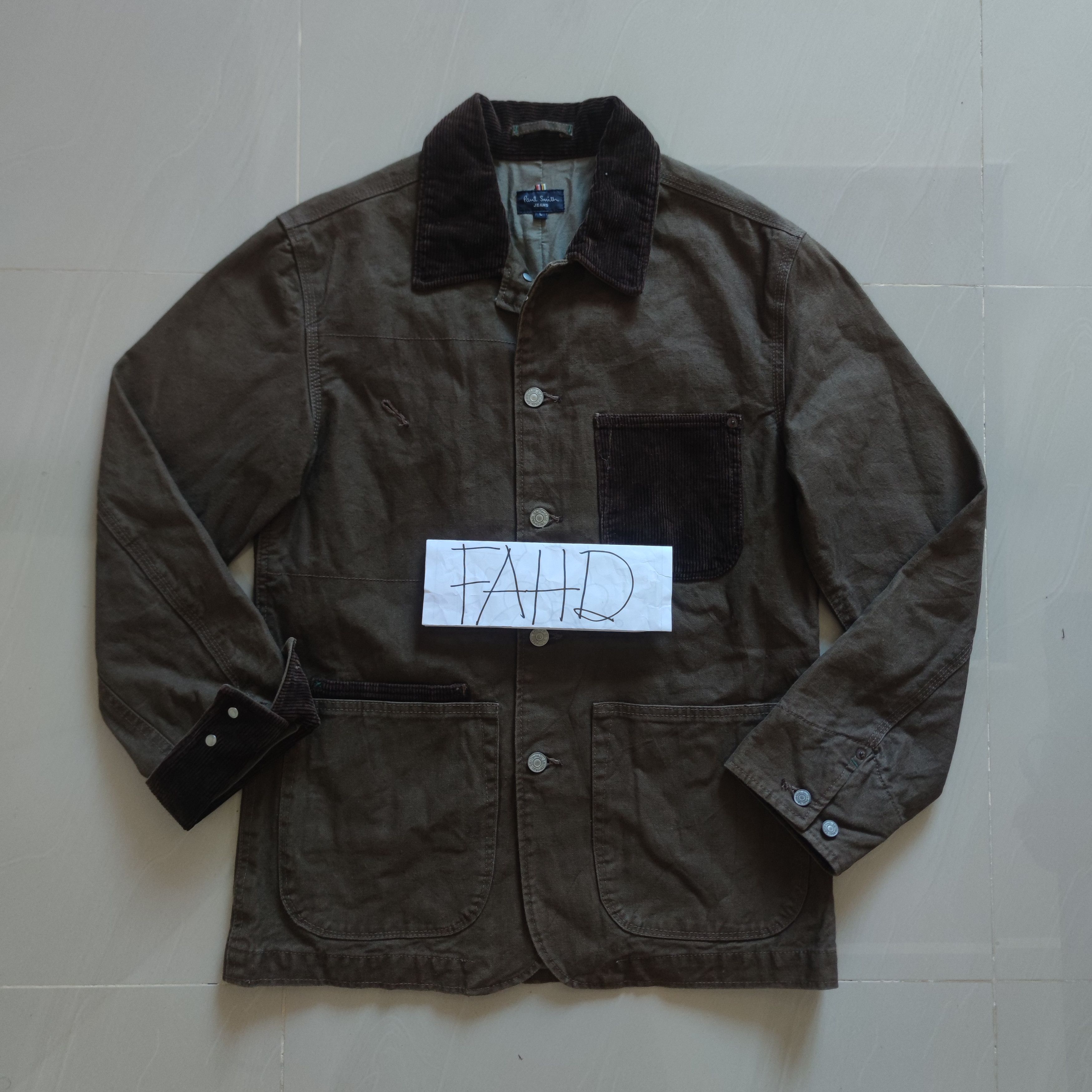 Paul Smith PAUL SMITH CHORE JACKET SIZE L FITS S-M Size US L / EU 52-54 / 3 - 1 Thumbnail