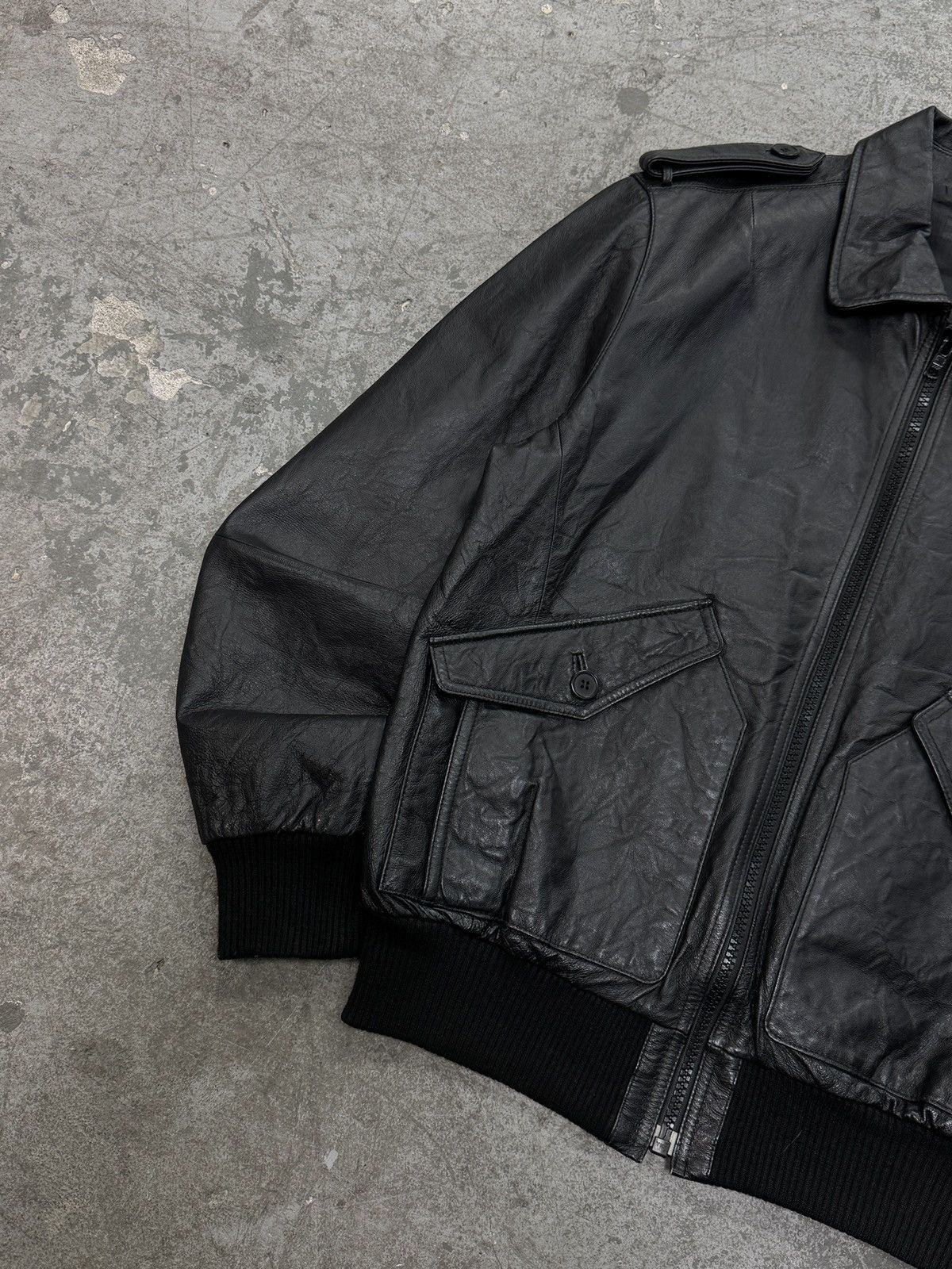 Japanese Brand Vintage Real Leather Racing Jacket Primavera Size US L / EU 52-54 / 3 - 5 Thumbnail