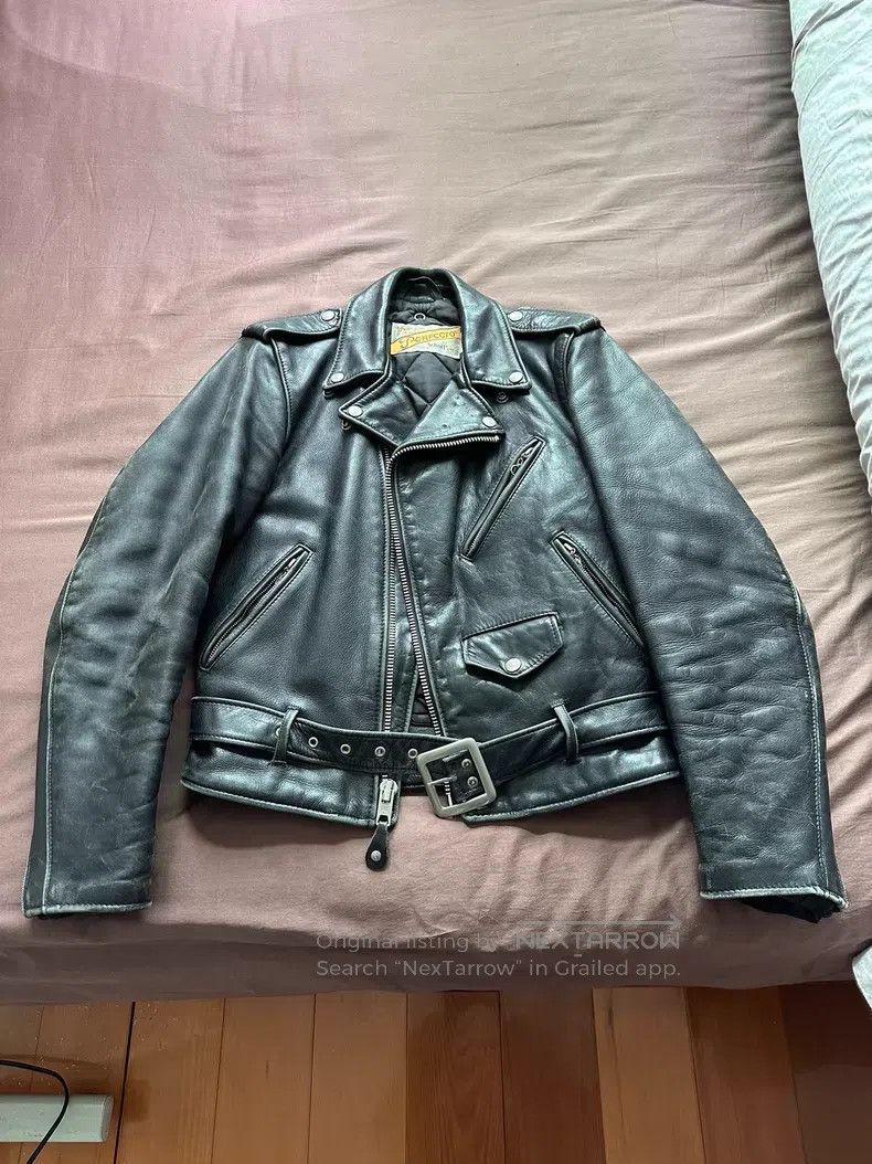 Schott Leather coat Size US S / EU 44-46 / 1 - 1 Thumbnail