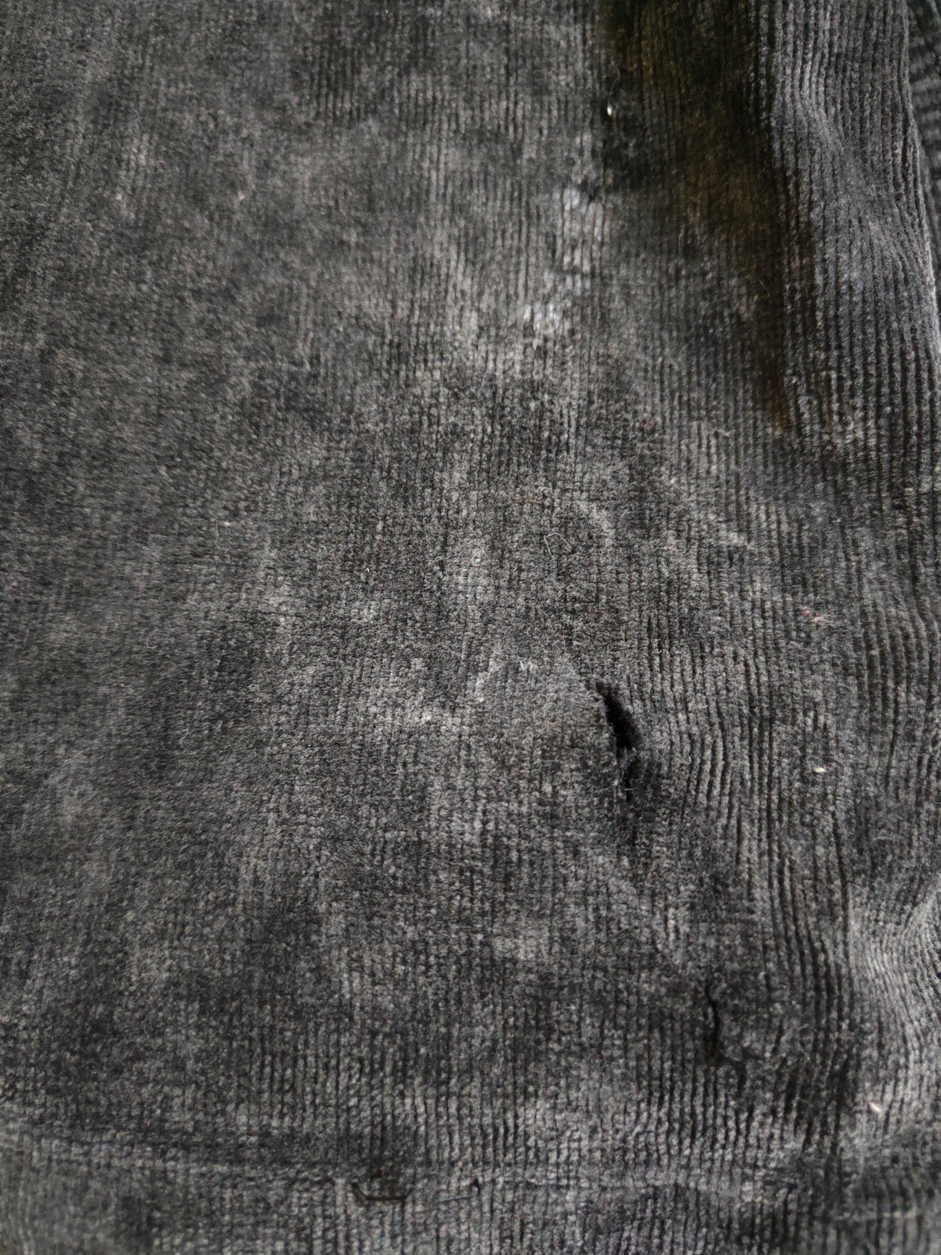 Fake London Genius Fake London Genius Black Corduroy palazo Pants #S1488 Size 28" / US 6 / IT 42 - 14 Thumbnail