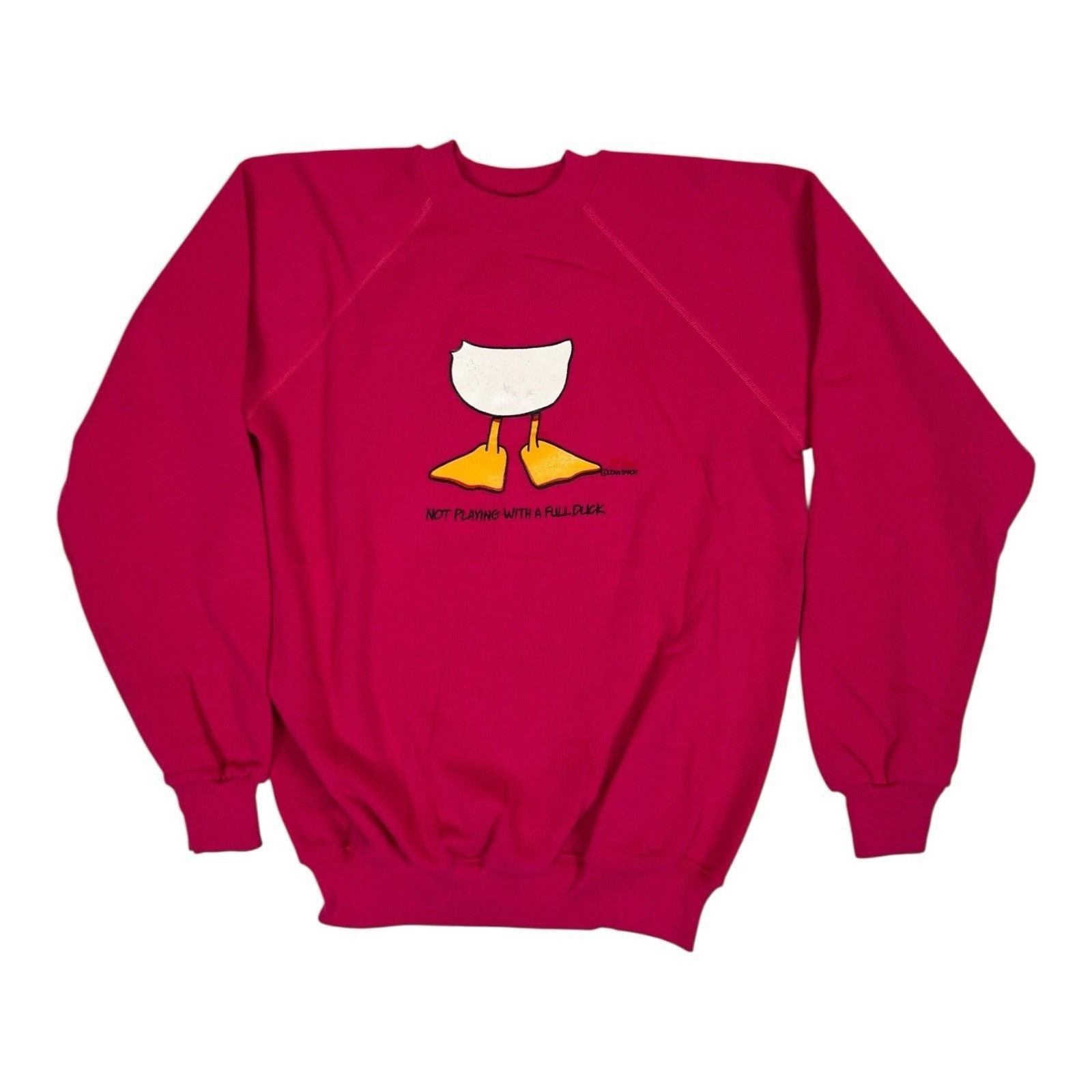 Vintage Vintage John Baron Raglan Sweatshirt “Not Playing with a Ful Size M / US 6-8 / IT 42-44 - 1 Thumbnail