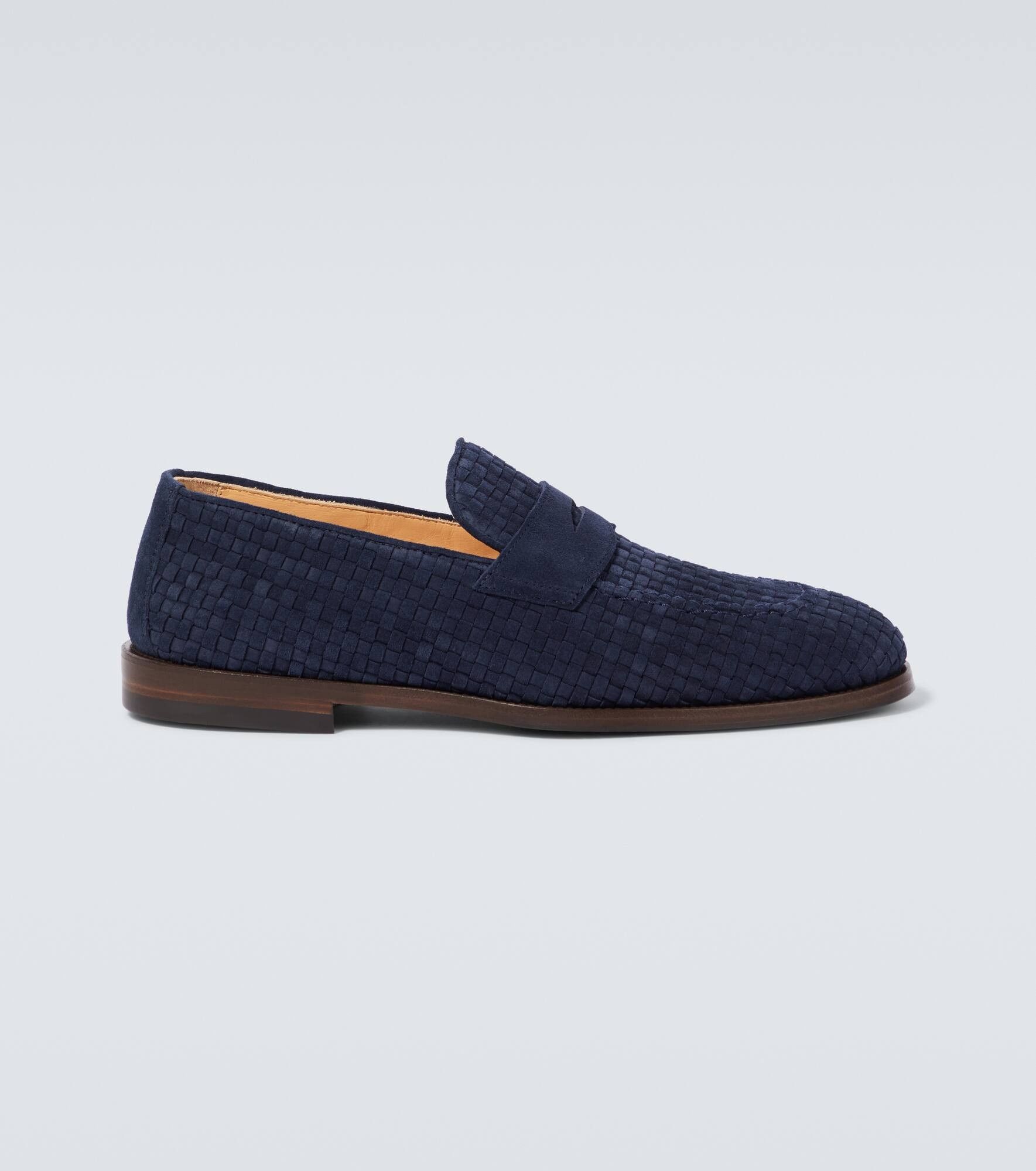 o1w1db10925 Pair Of Loafers in Medium Blue
