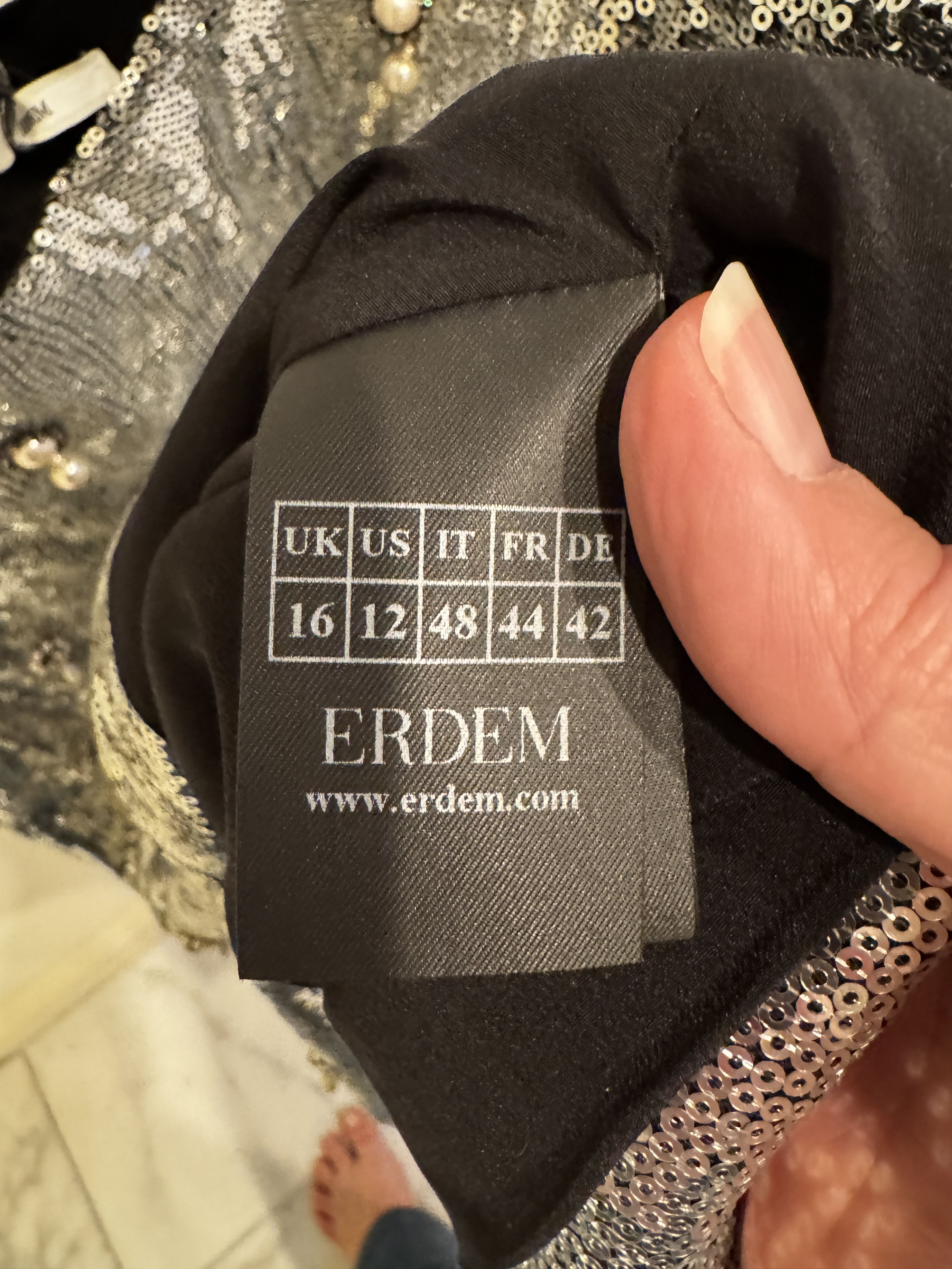 Erdem Sequin Tassel Skirt Size 34" / US 12 / IT 48 - 6 Thumbnail