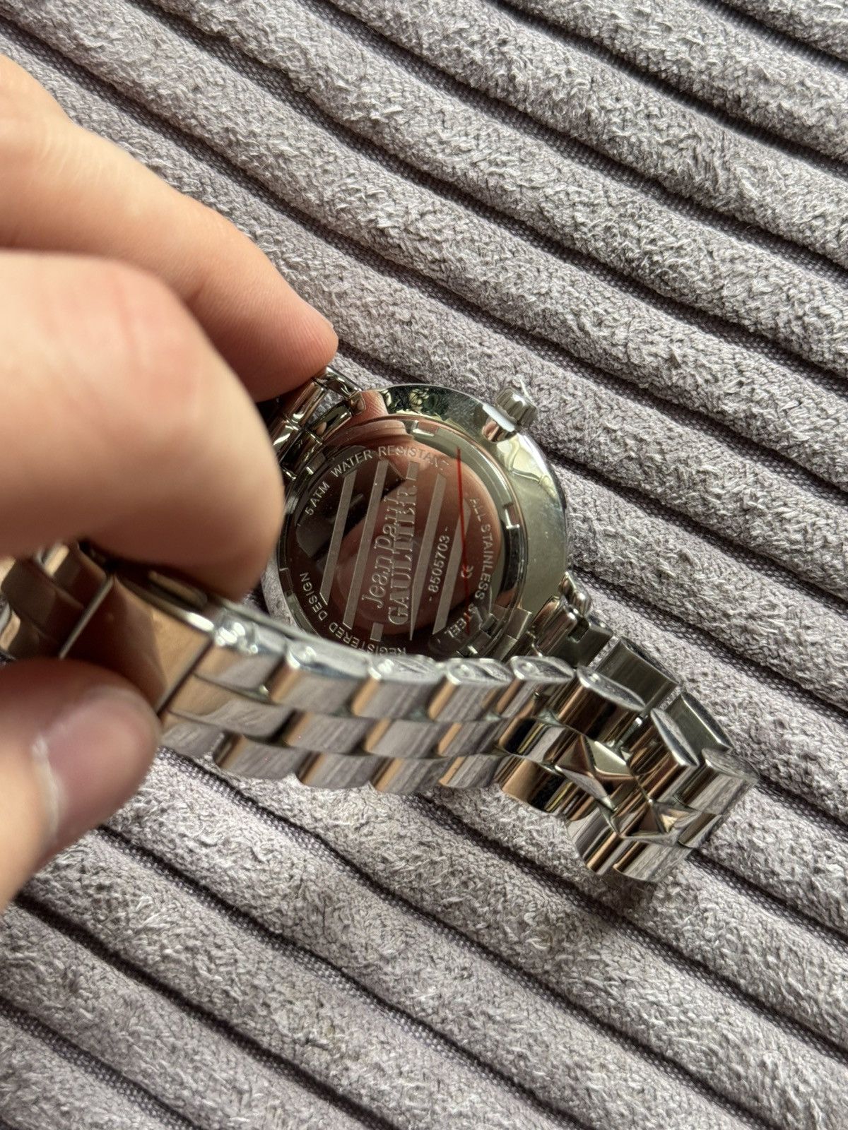Jean Paul Gaultier Jean Paul Gaultier Archive Black Man Watch Grail JPG Size ONE SIZE - 4 Thumbnail