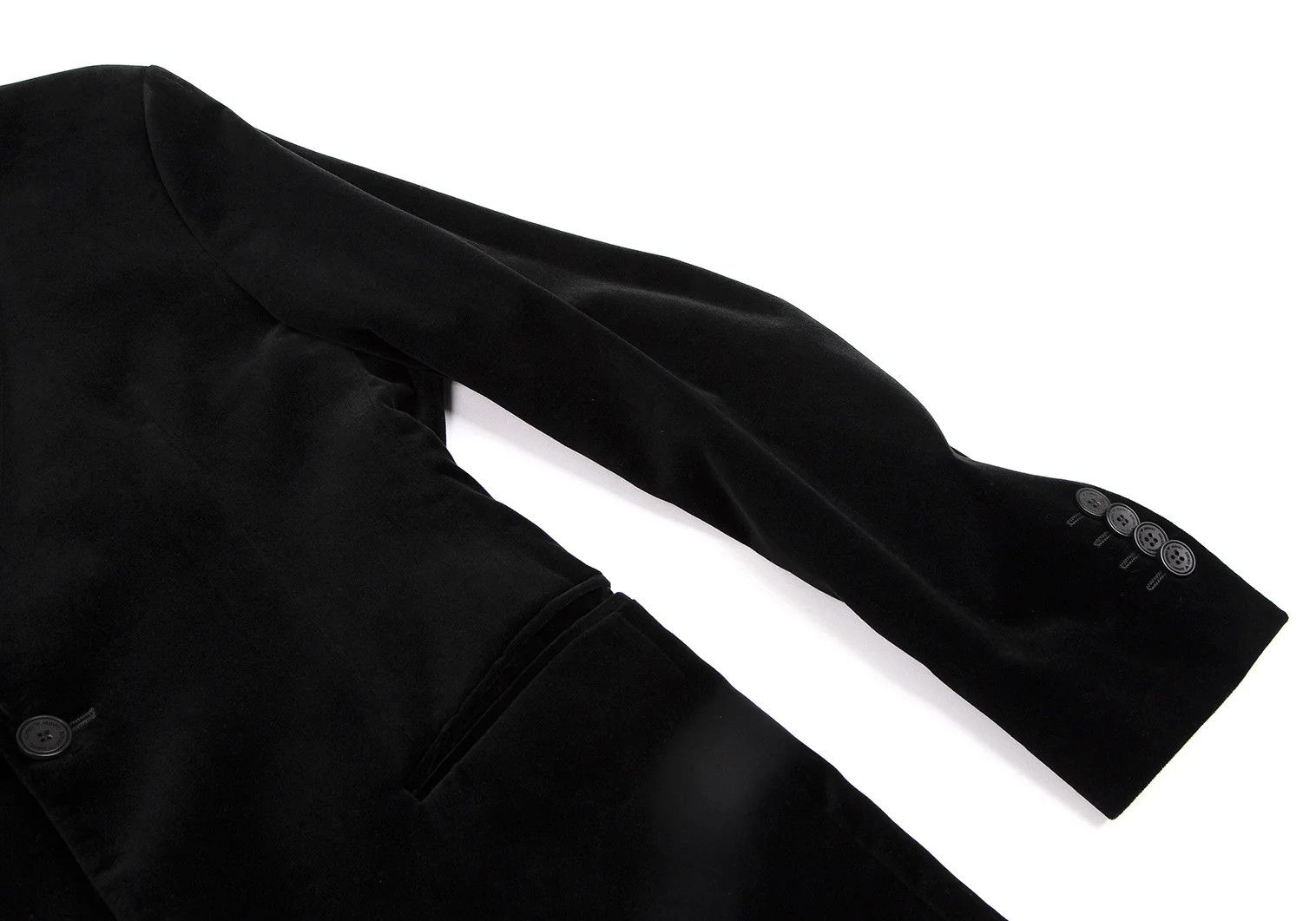 Emporio Armani Velvet 1-Button Jacket in Black Size 46 Size US S / EU 44-46 / 1 - 4 Thumbnail