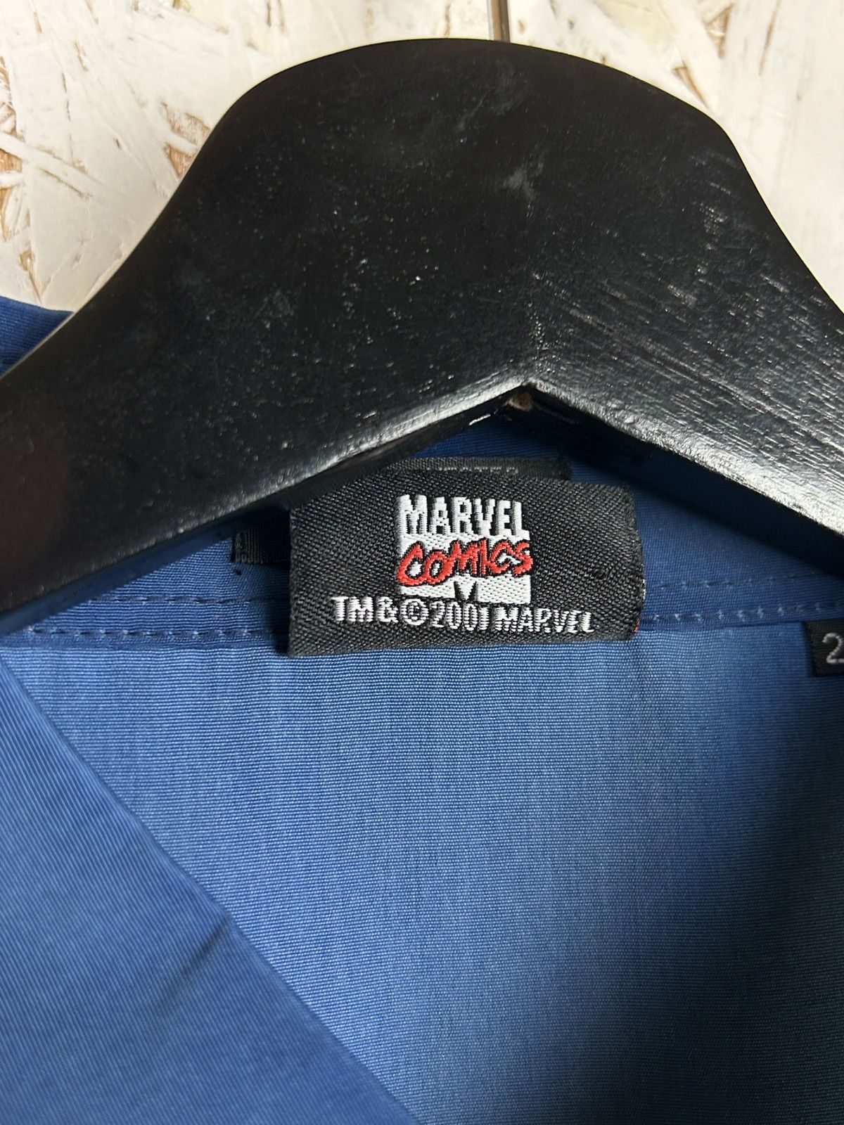 Marvel Comics × Vintage Vintage Marvel 2001 X Men Wolverine AOP Button Up Shirt Size US XXL / EU 58 / 5 - 9 Thumbnail
