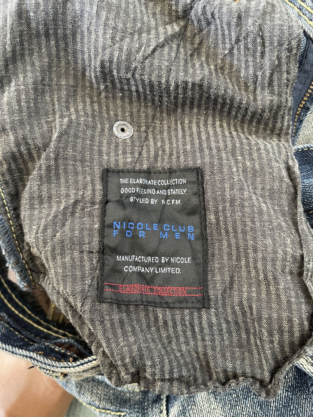 Nicole Club Vintage 90s🔥NICOLE CLUB🔥Bondage 3D Pocket Flare Cargo Jeans Size US 31 - 12 Thumbnail