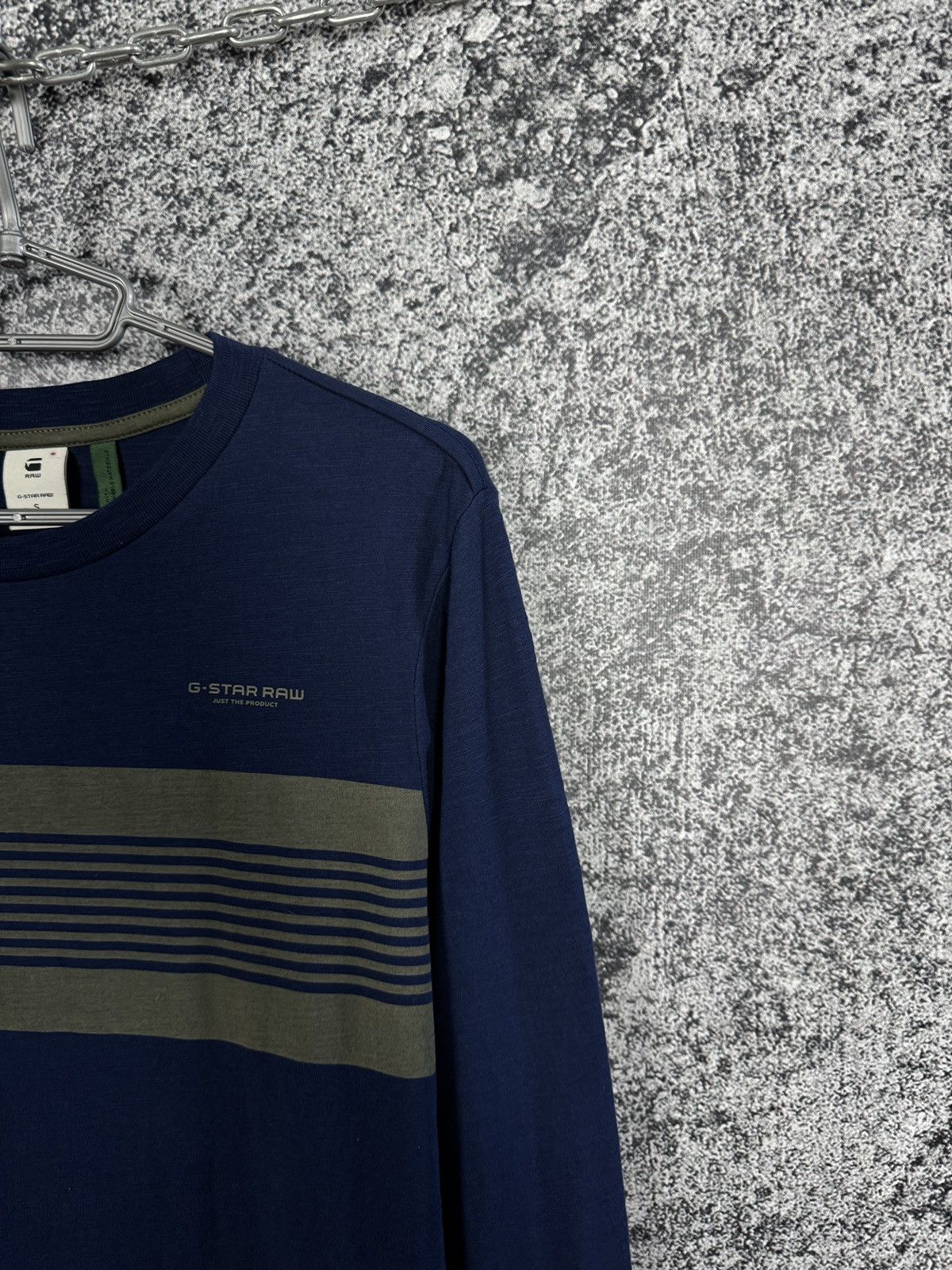 G-Star G-Star Raw Memula Stripe Long Sleeve T-Shirt Pullover Size S Size US S / EU 44-46 / 1 - 2 Thumbnail