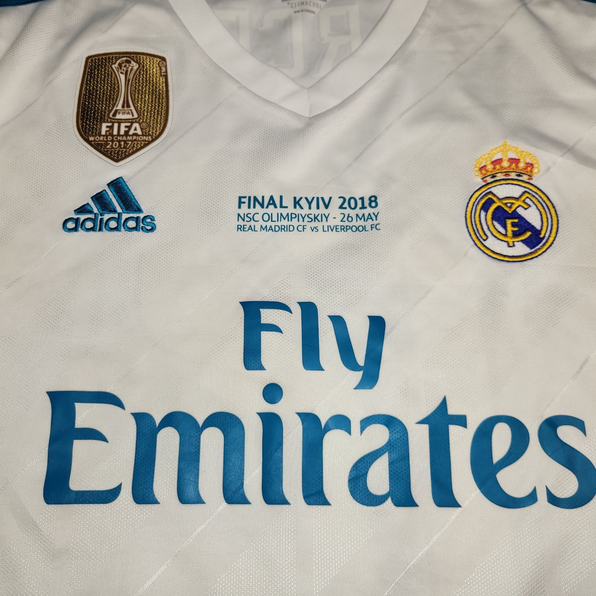 Adidas Marcelo Real Madrid 2017 2018 UEFA FINAL Soccer Jersey XL Size US XL / EU 56 / 4 - 3 Thumbnail