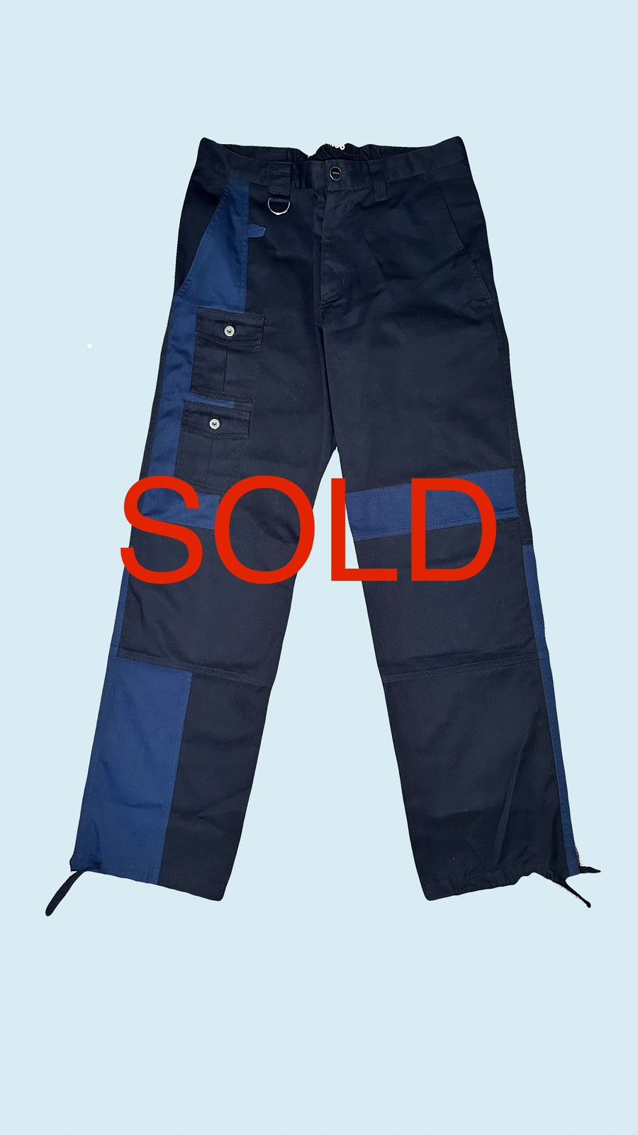 image of Sold - Jacquemus Le Gadjo Workwear Cargo Pants in Navy, Men's (Size 30)