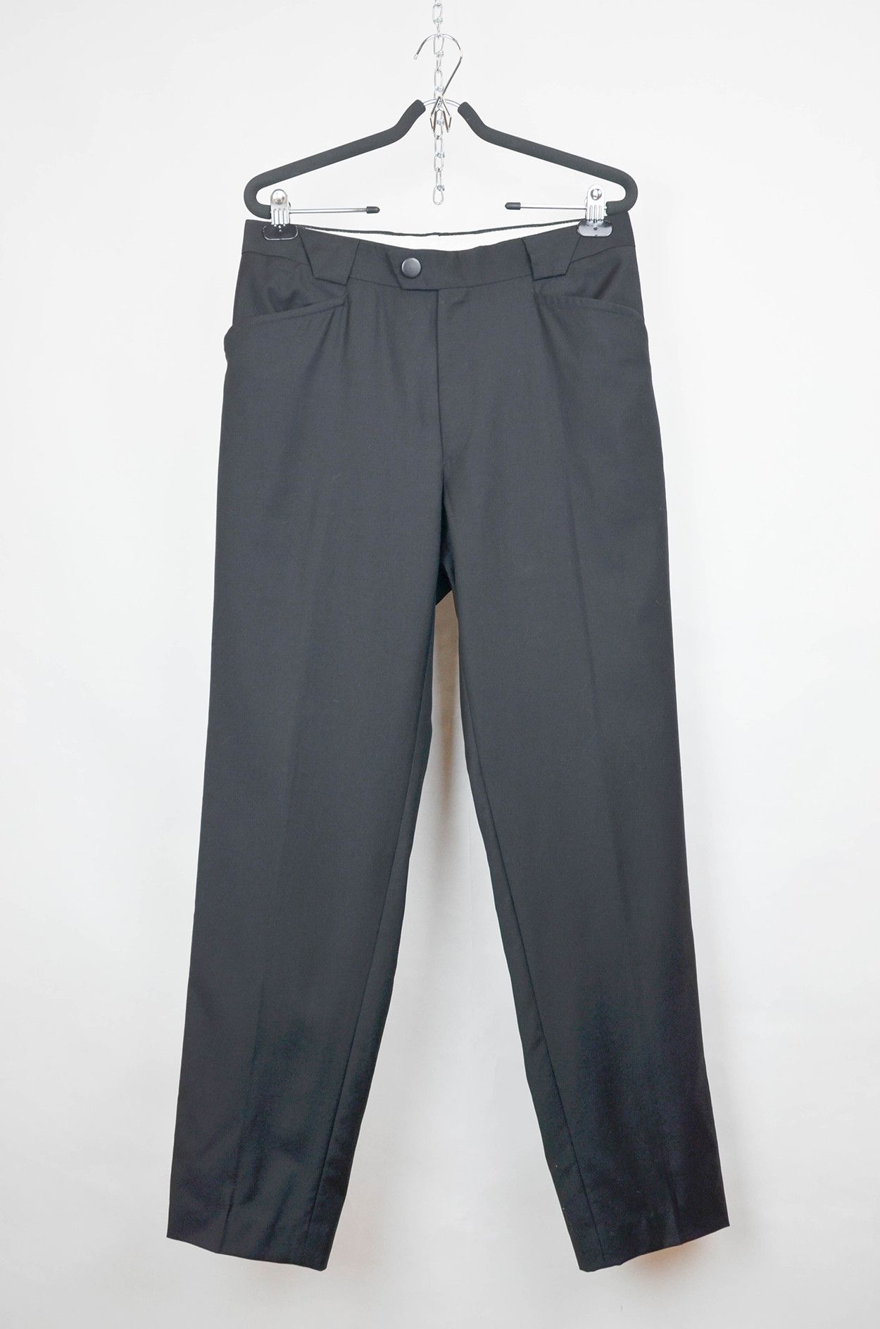 Thierry Mugler Thierry Mugler Wool Trousers Black 42 Size US 30 / EU 46 - 1 Thumbnail