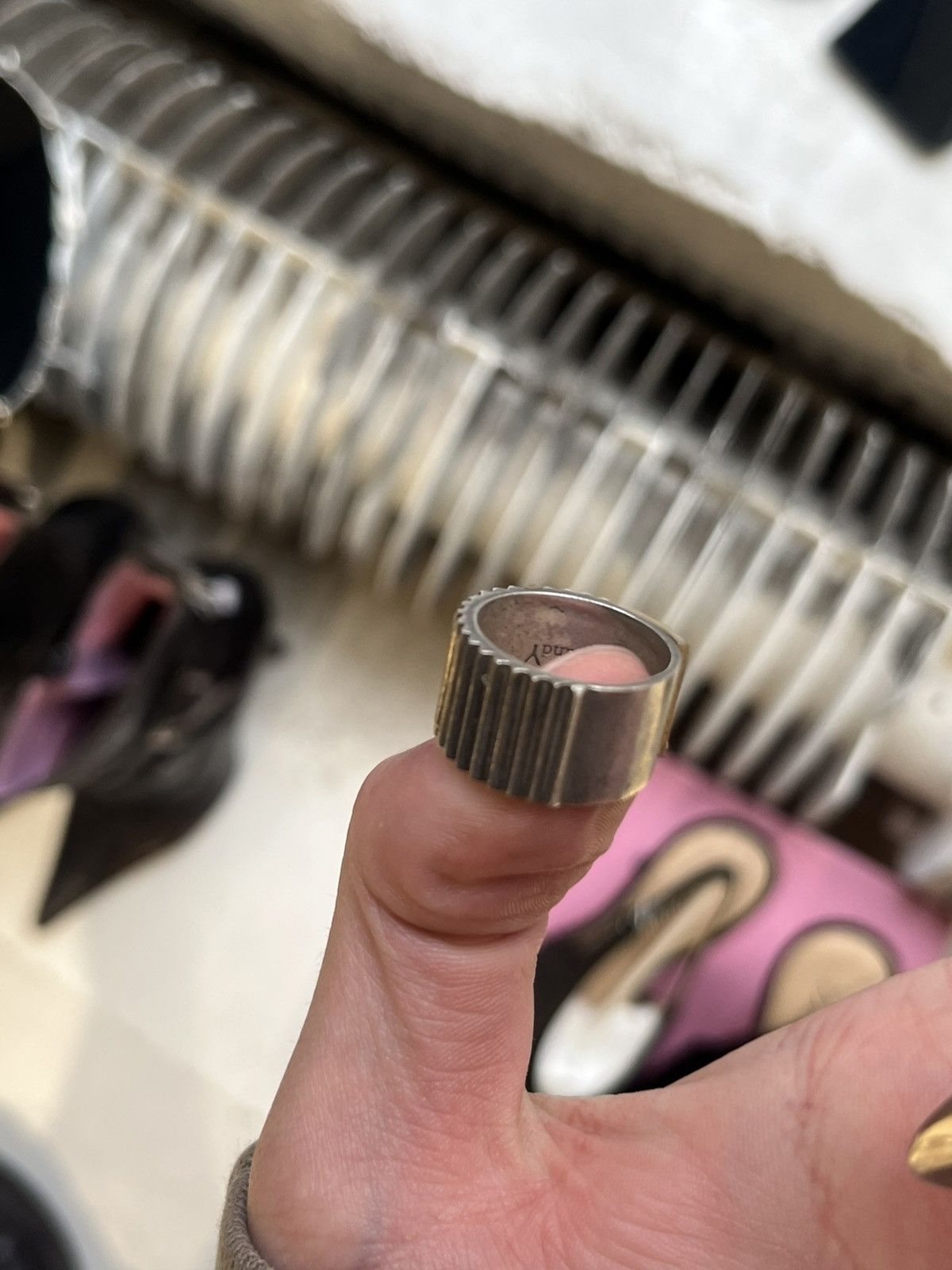 Yohji Yamamoto Ground Y cog ring Size ONE SIZE - 2 Thumbnail