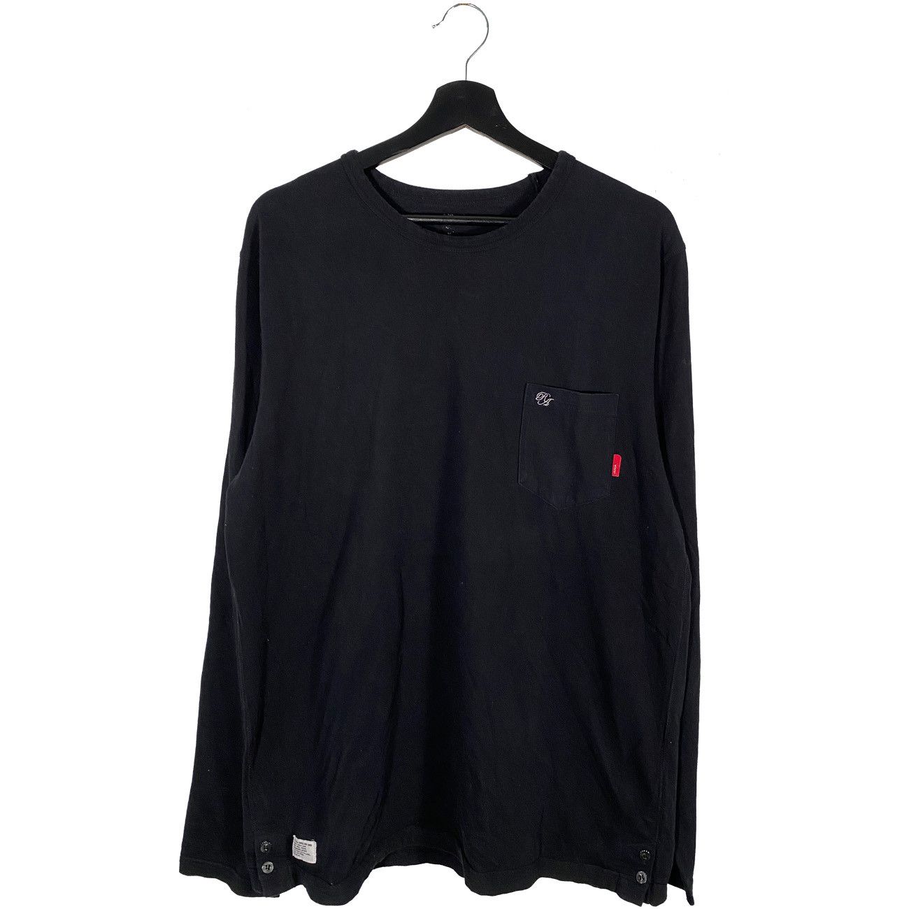 Wtaps Wtaps Extreme Prejudice WT-VUA Plain Black Tshirt Size US M / EU 48-50 / 2 - 1 Thumbnail