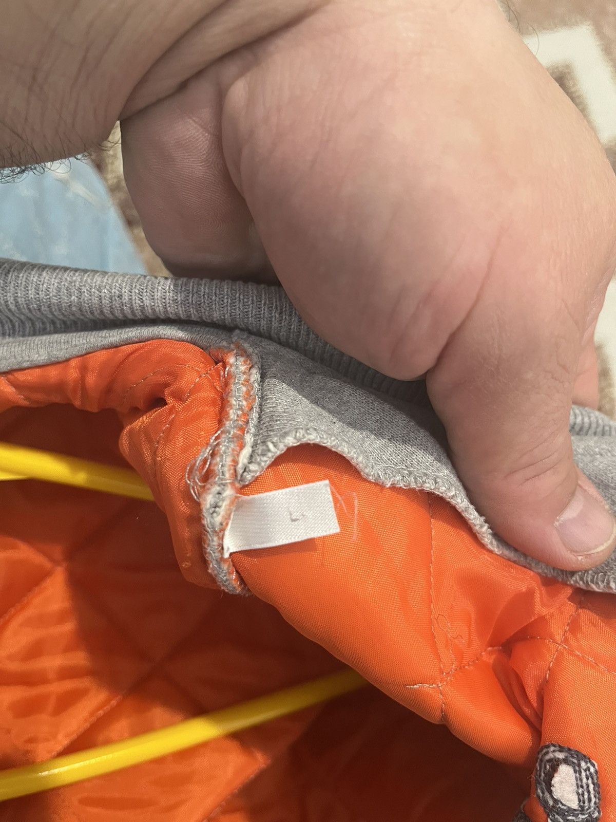 Iceberg ICEBERG Quilted Zip Jacket “Ice B/Iceberg”Grey Made in Italy Size US M / EU 48-50 / 2 - 14 Thumbnail