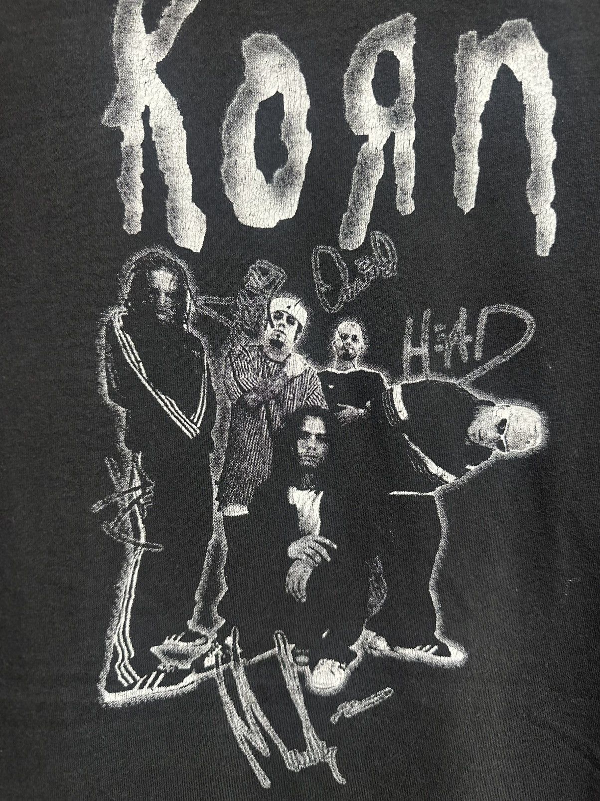 Band Tees Vintage Korn Distressed Faded Tee Size US M / EU 48-50 / 2 - 3 Thumbnail