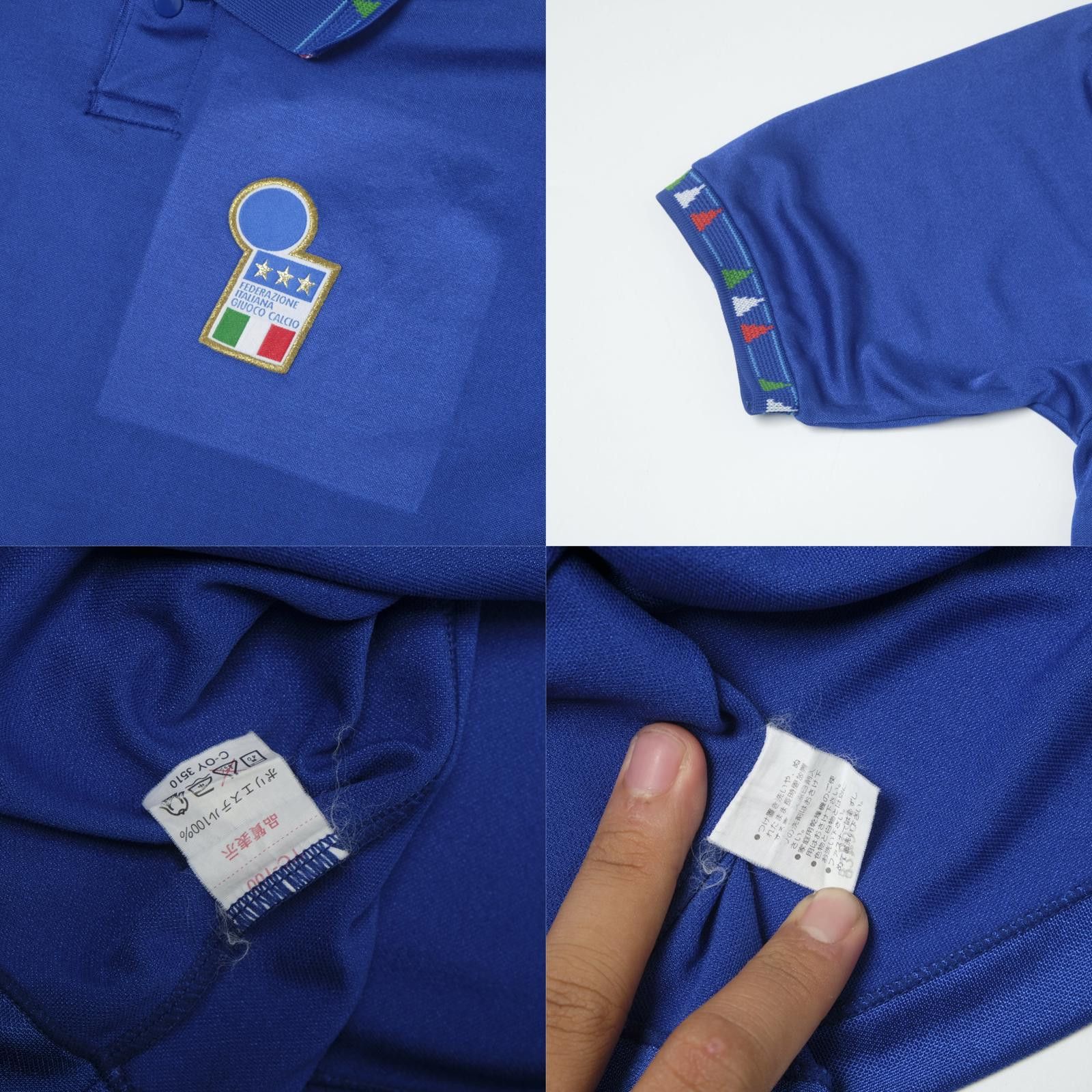 Diadora 1992/93 Italy Home Shirt Diadora (M/L) Size US M / EU 48-50 / 2 - 6 Thumbnail
