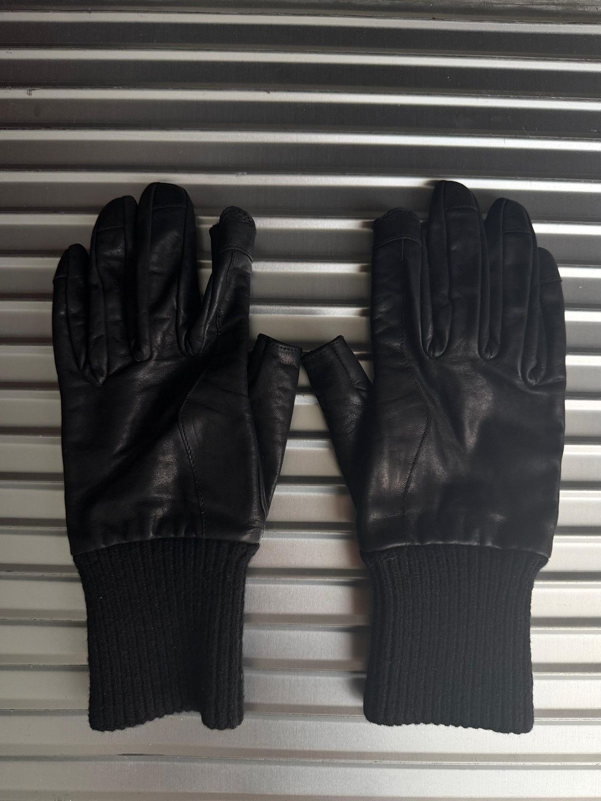 Rick Owens FW23 Luxor learher gloves Size ONE SIZE - 1 Thumbnail