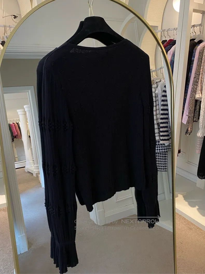 Chanel Chanel 24S black bow diamond buckle cardigan coat Size XS / US 0-2 / IT 36-38 - 2 Thumbnail