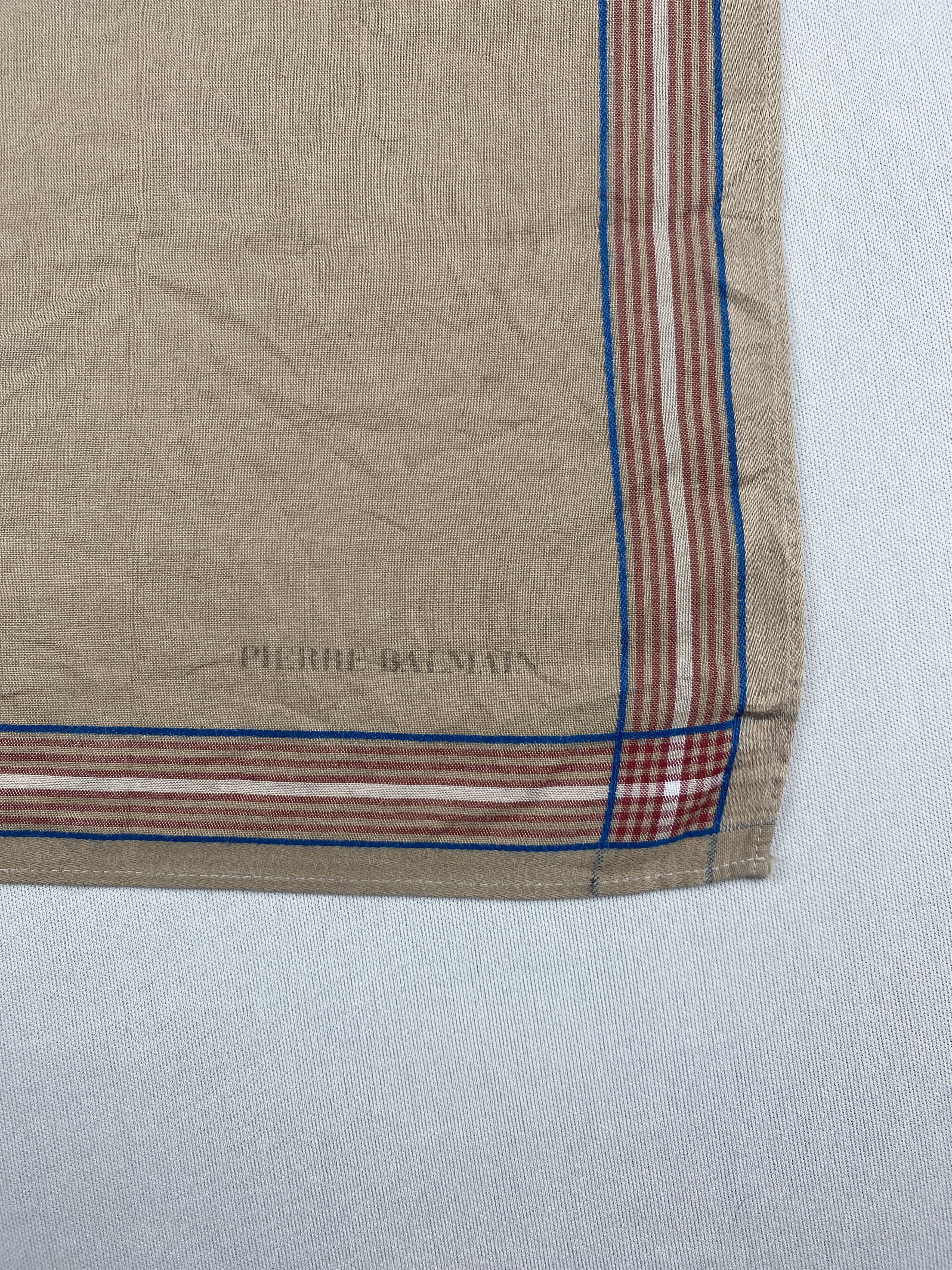 Pierre Balmain Vtg Pierre Balmain Handkerchief Pocket Square Bandana HM0019 Size ONE SIZE - 6 Thumbnail