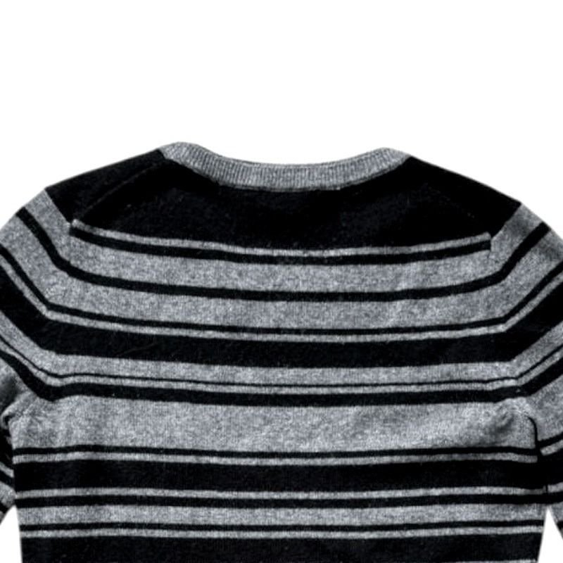 Theory Theory Gray/Black Cashmere Sweater | Size S Size S / US 4 / IT 40 - 4 Thumbnail