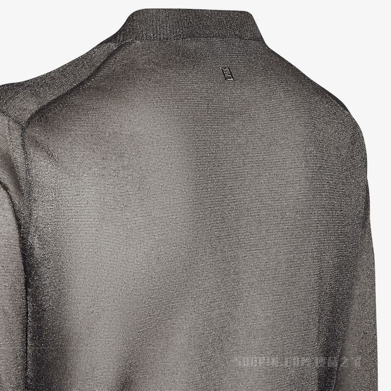 Fendi o1s1wg111125 Cardigan in Black/Silver Size US S / EU 44-46 / 1 - 3 Thumbnail