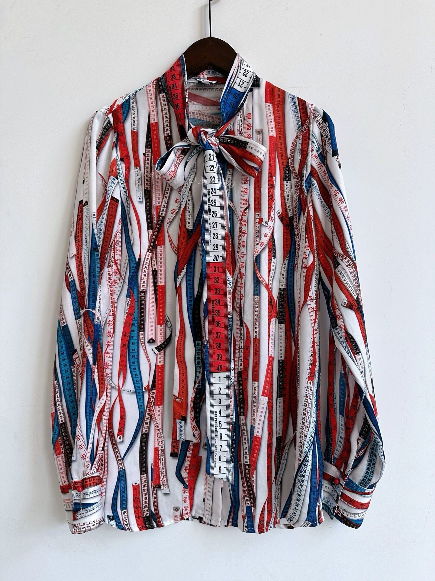 Jean Paul Gaultier Jean Paul Gaultier Ruler Print Shirt Size S / US 4 / IT 40 - 1 Thumbnail