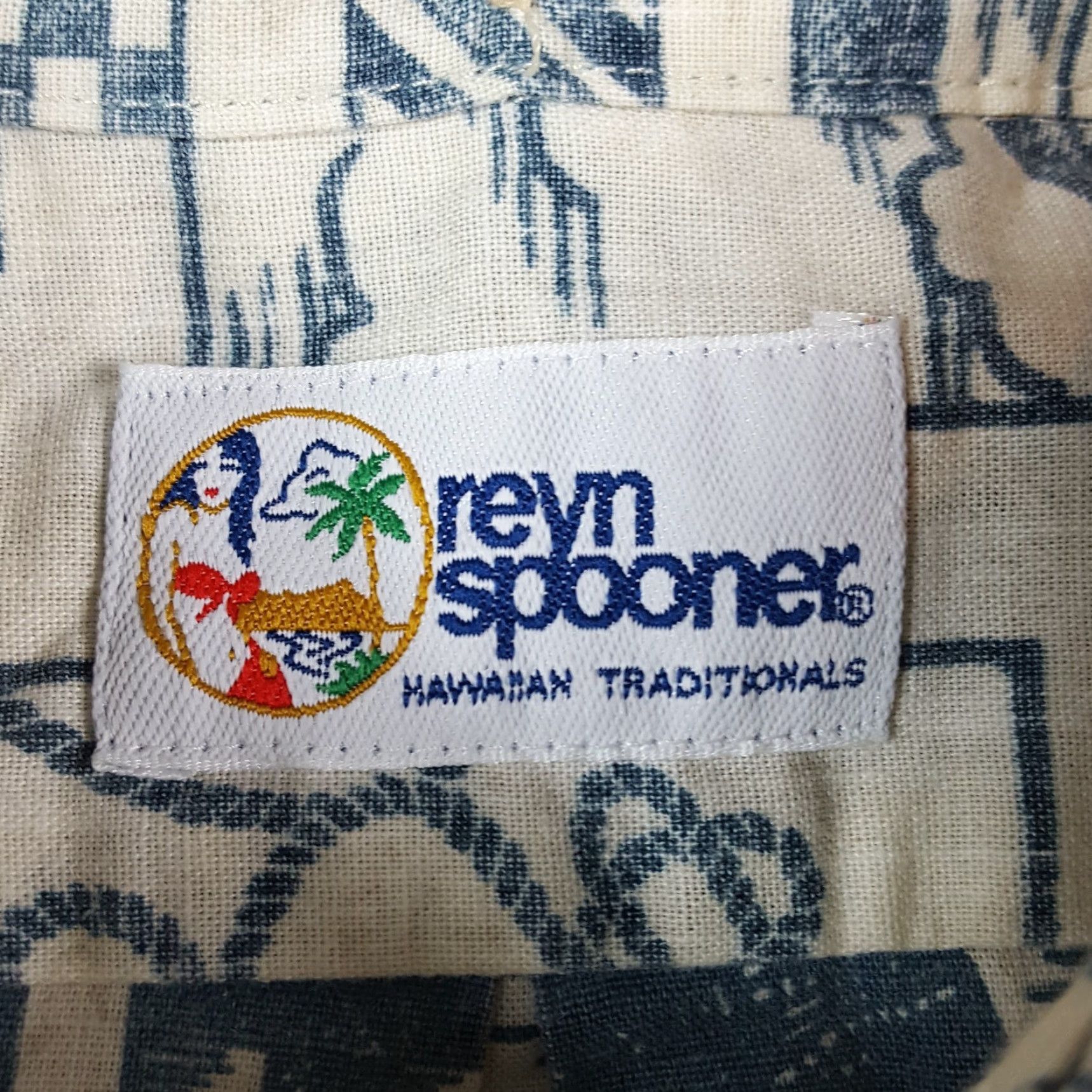 Reyn Spooner VINTAGE Reyn Spooner Hawaiian Nautical Boat Print Shirt Men's L Button-Up Collared Shirt Size US L / EU 52-54 / 3 - 7 Thumbnail