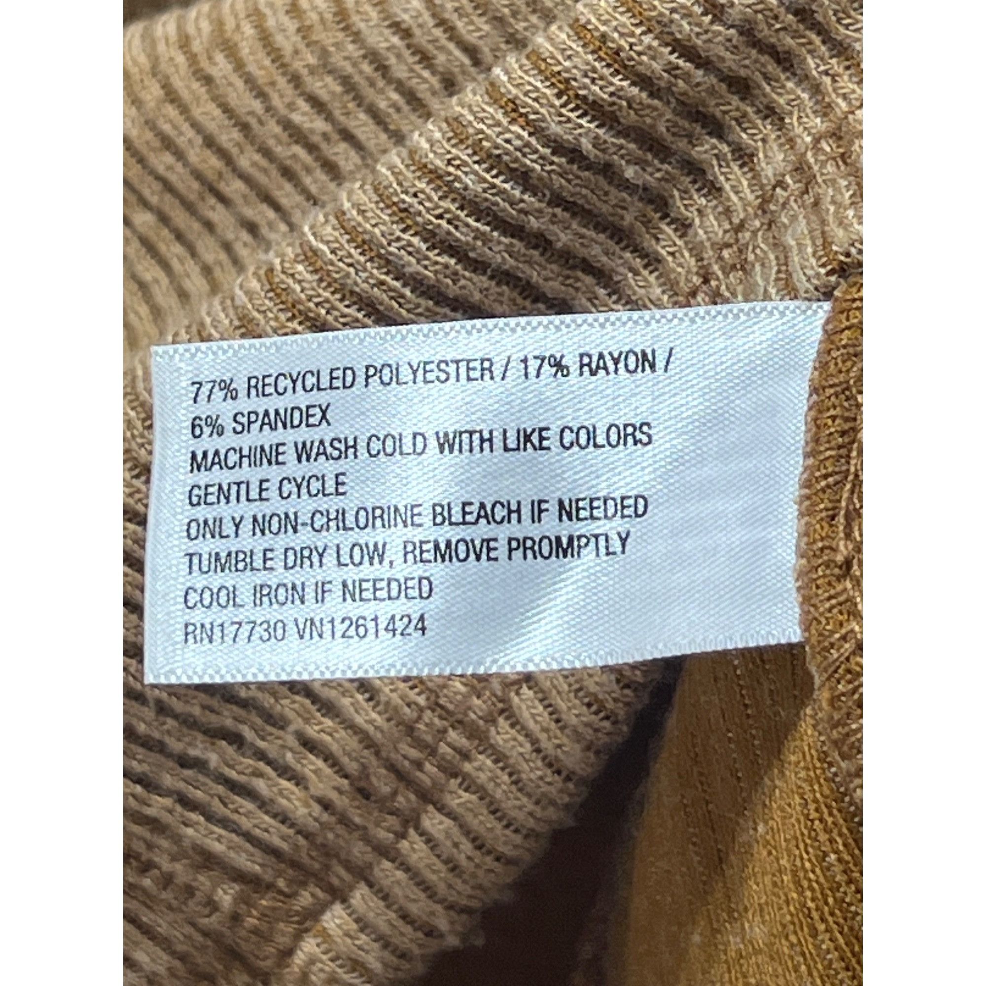 Other Wild Fable - Women's Ribbed Long Sleeve Crop Top - Brown - E Size XL / US 12-14 / IT 48-50 - 8 Thumbnail
