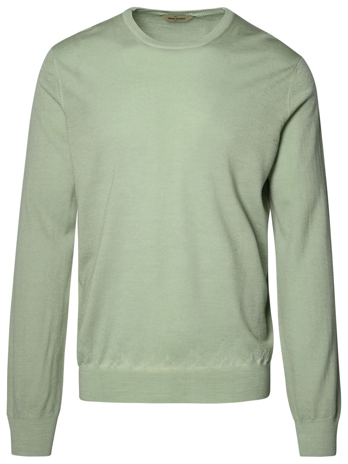 image of Gran Sasso Green Virgin Wool Sweater, Men's (Size Large)