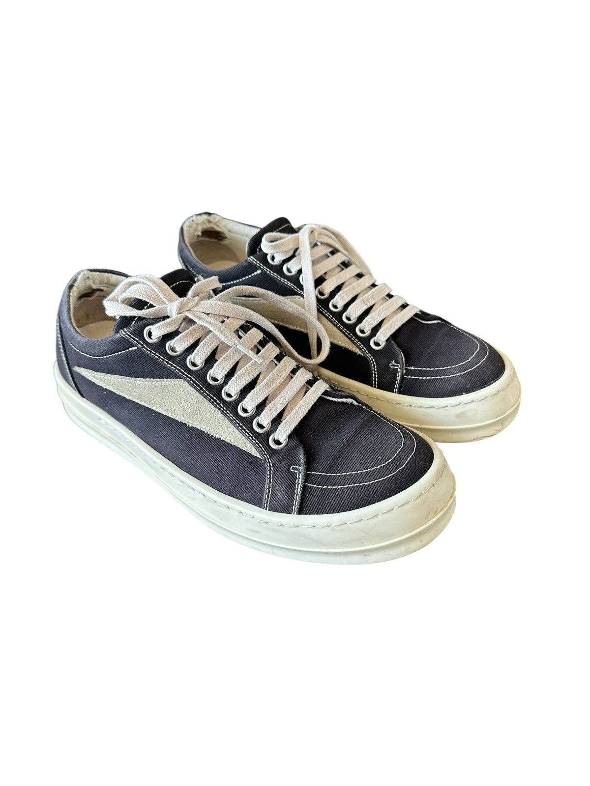 Rick Owens Drkshdw Rick Owens drkshdw Vintage - Vans low Sneakers canvas Black Size US 6.5 / EU 39-40 - 1 Thumbnail