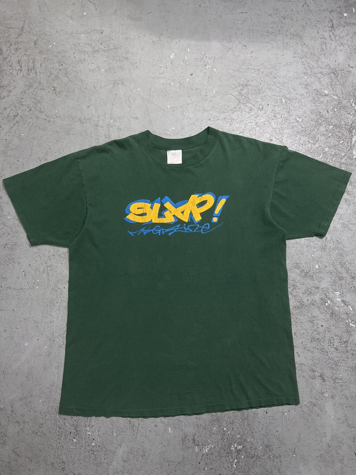 Shorty's Skateboards × Vintage VTG Slap! Magazine Oneita Tag XL Size US XL / EU 56 / 4 - 2 Thumbnail