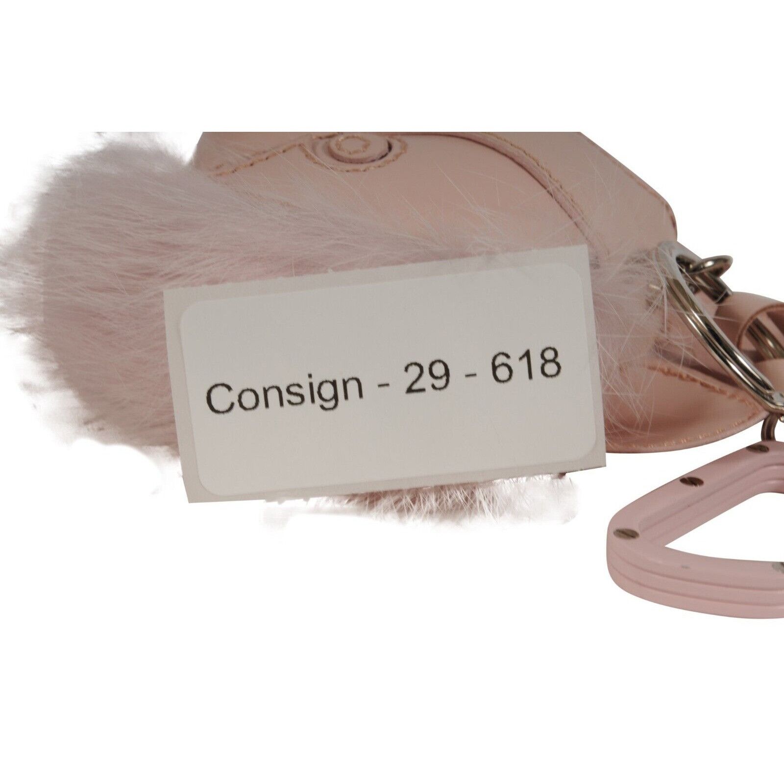 Dior Cookie Bag Charm Pink Leather Dog Animal Leather Fur Du Size ONE SIZE - 13 Thumbnail