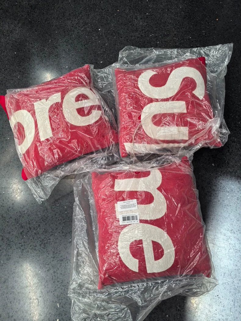 Supreme Supreme Red throw pillow 2501-Nextarrow Size ONE SIZE - 3 Thumbnail