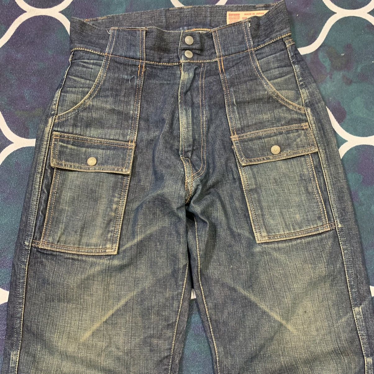 Evisu Vintage Fading Evisu Bush Pants Jeans White Paint Seagull Size US 30 / EU 46 - 21 Thumbnail