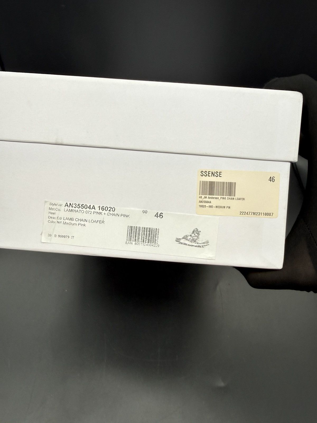 JW Anderson JW Anderson. Chain Loafer Mule. Metallic Pink. EU 46- US 12 Size US 12 / EU 45 - 21 Thumbnail