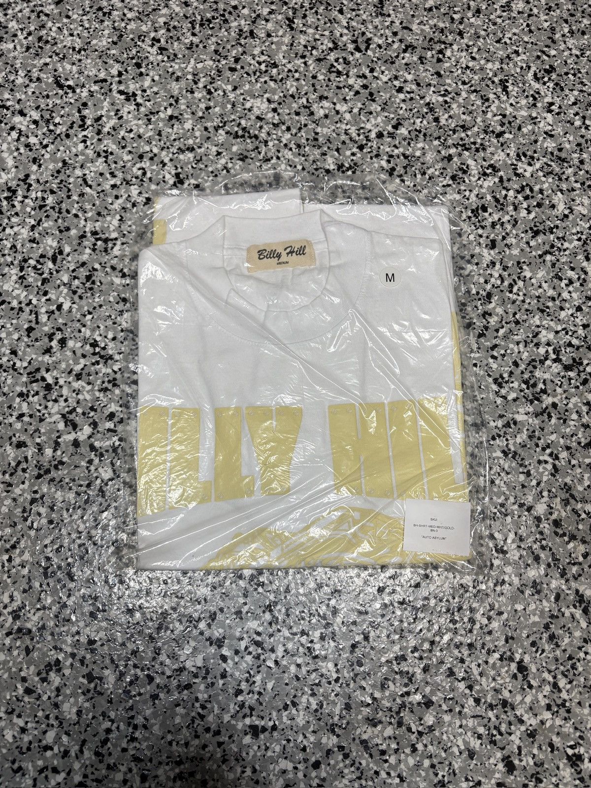 Billy Hill 2022 Billy Hill White/Gold “Auto Asylum” T-Shirt Size M Size US M / EU 48-50 / 2 - 4 Thumbnail