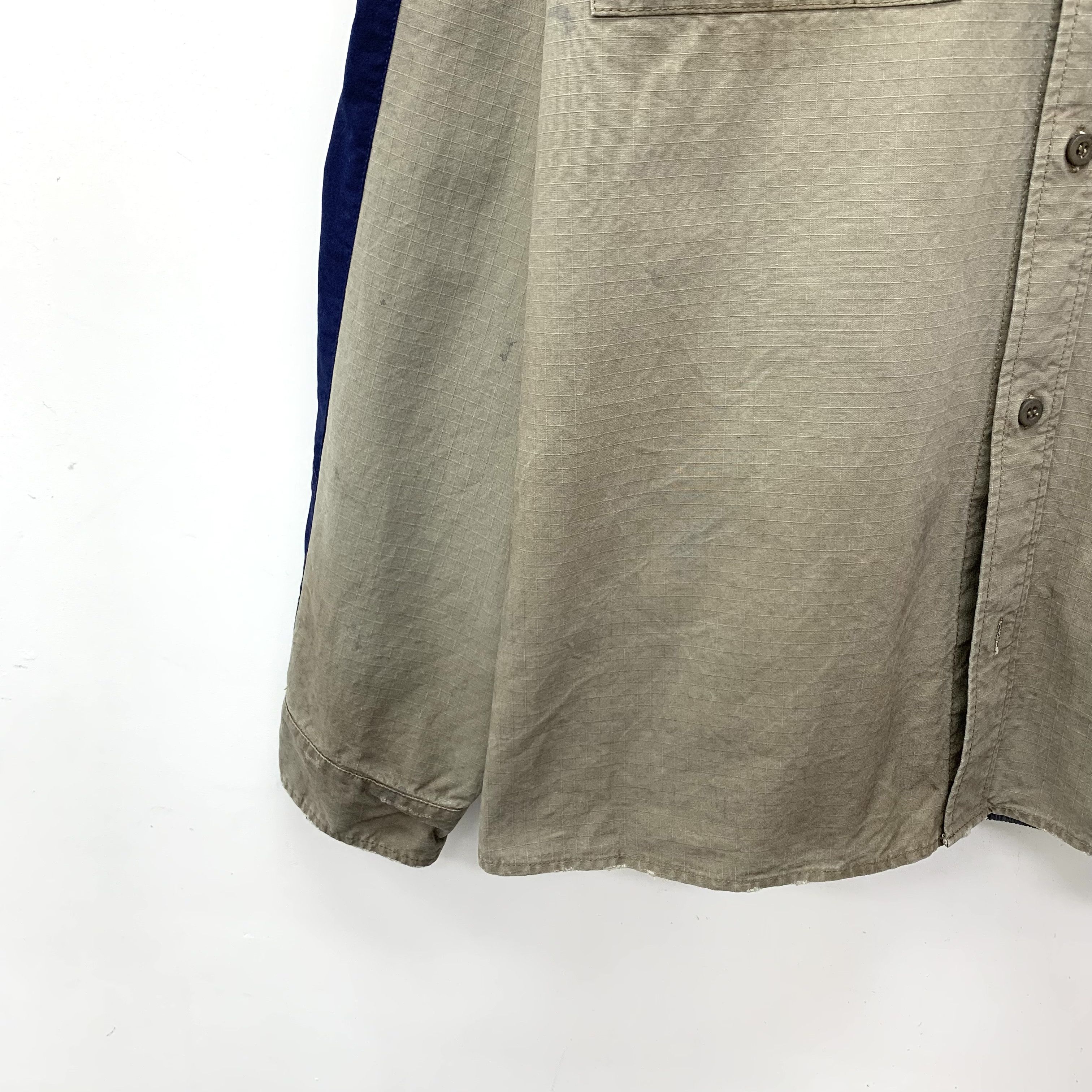 Balenciaga Balenciaga Distressed Jacket Colorblock (1) Size US S / EU 44-46 / 1 - 4 Thumbnail