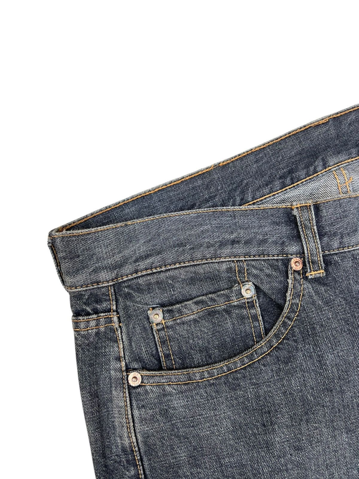 Comme des Garcons Homme 2005 CDGH AD2005 Black Denim Selvedge Jeans Size US 32 / EU 48 - 9 Thumbnail