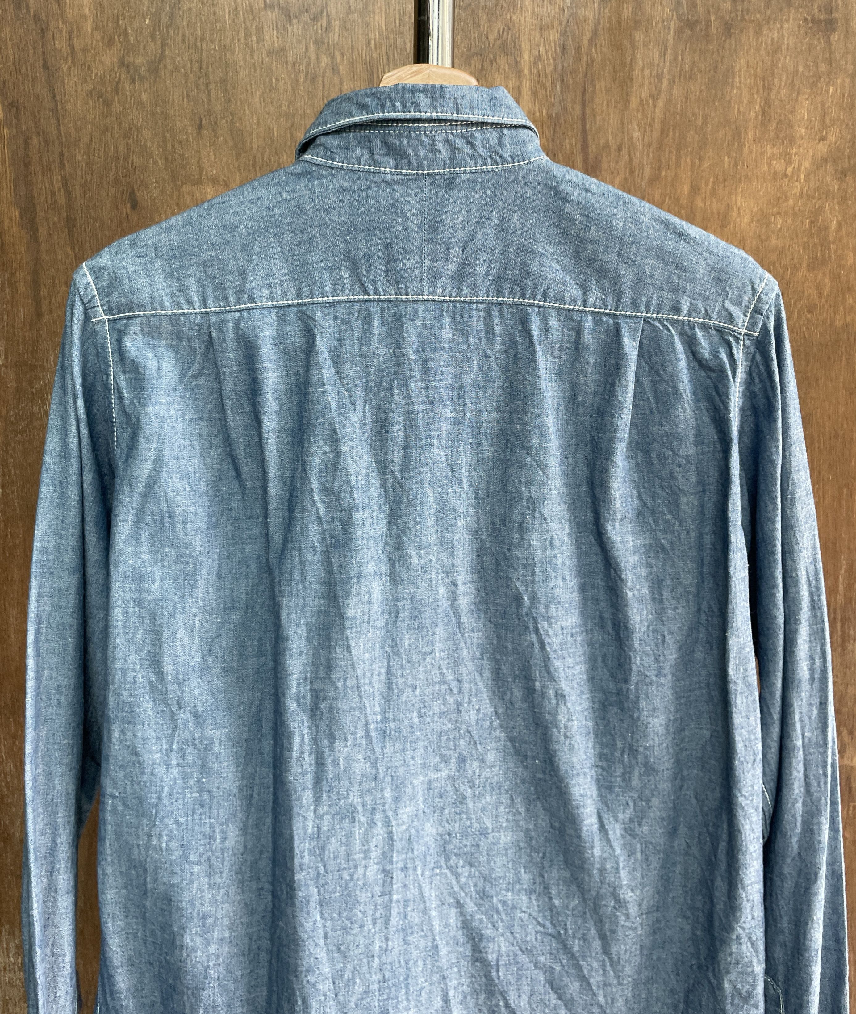 Maison MIHARA YASUHIRO Maison MIHARA YASUHIRO Vintage Denim Shirt Size US M / EU 48-50 / 2 - 8 Thumbnail