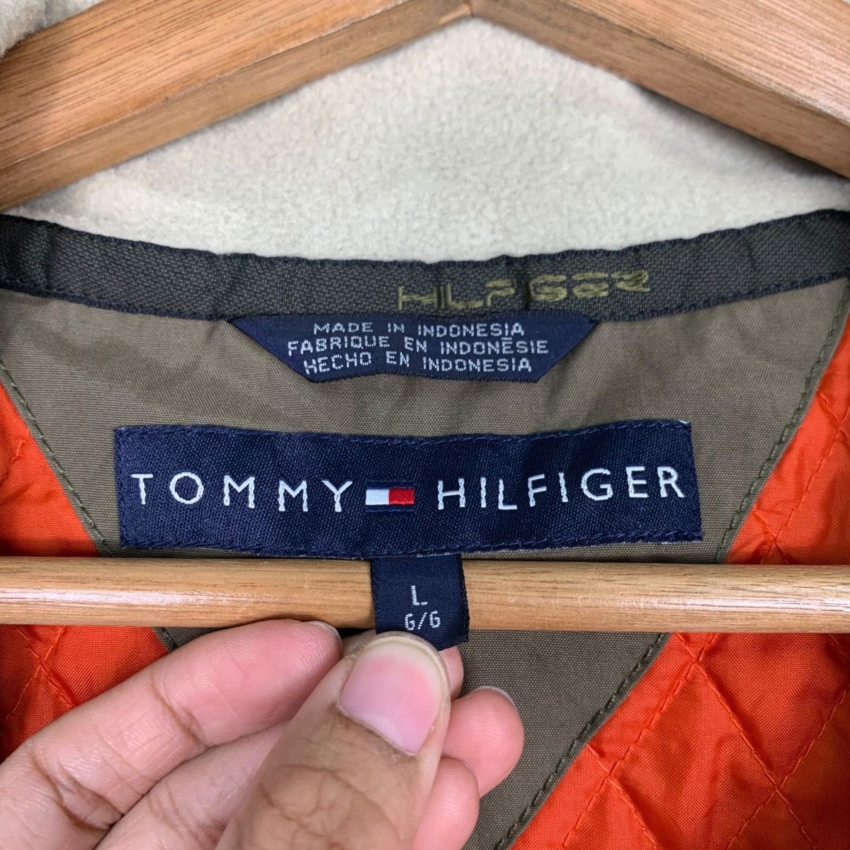 Tommy Hilfiger TOMMY HILFIGER Half Zip Turtle Neck Pullover Fleece #0032-C3 Size US L / EU 52-54 / 3 - 15 Thumbnail