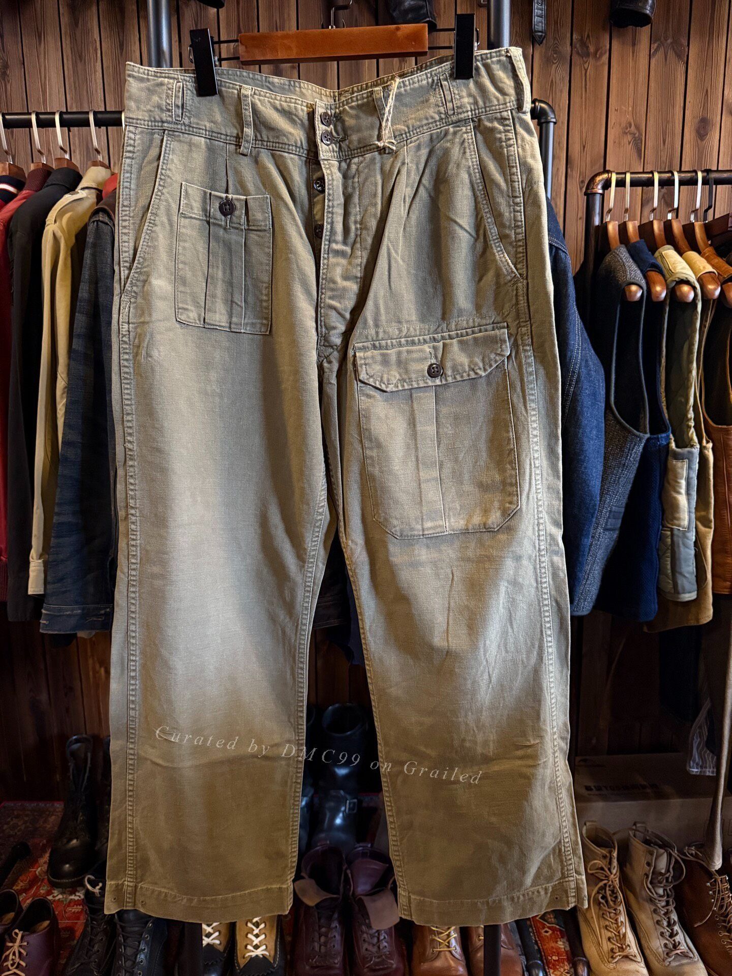 RRL Ralph Lauren RRL Classic Retro Work Pants Size US 32 / EU 48 - 1 Thumbnail