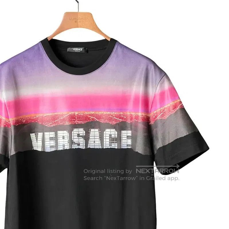 Versace Versace Colorblock Logo Short Sleeve T-Shirt . Size US XL / EU 56 / 4 - 3 Thumbnail