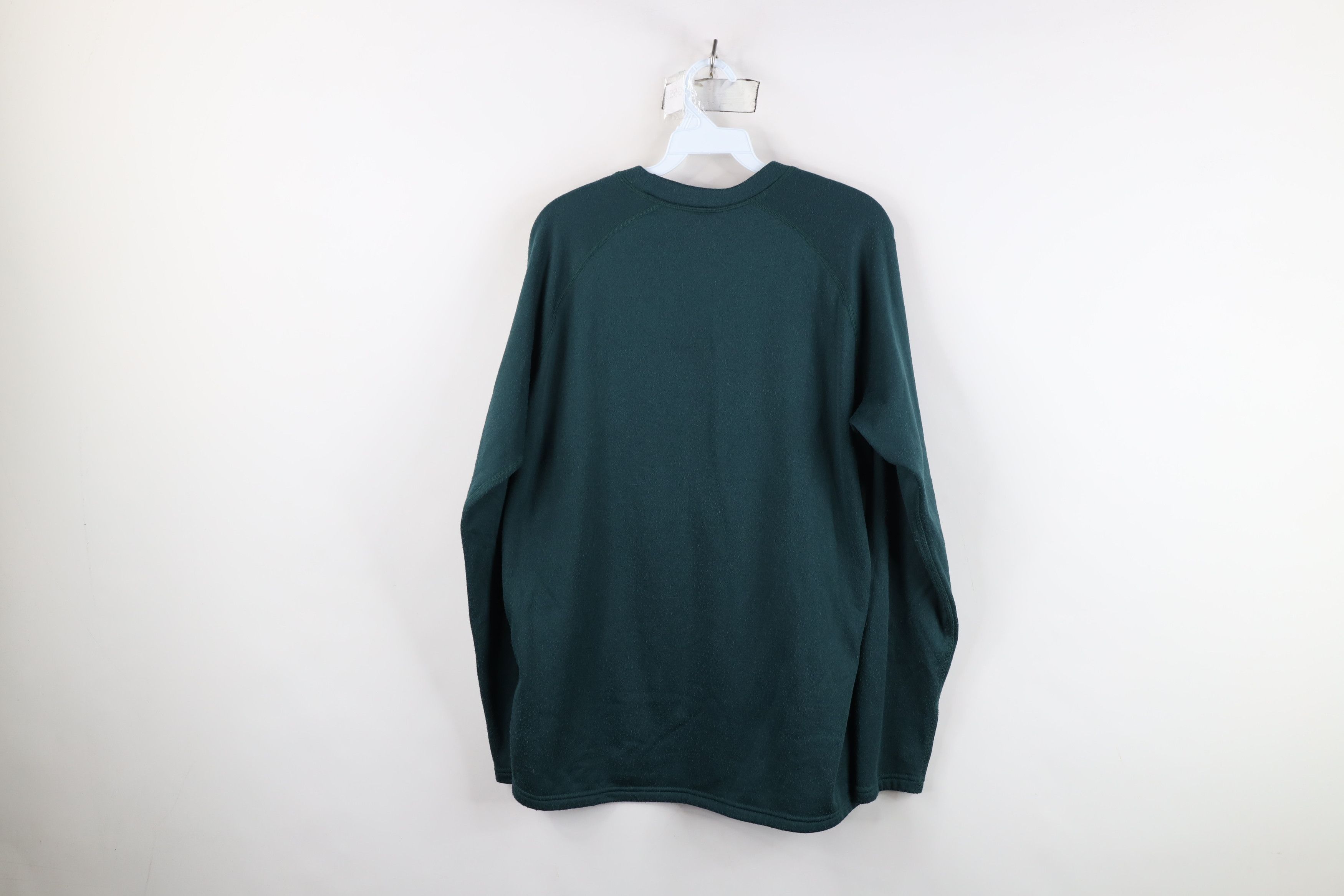 Cabelas Vintage Cabelas Faded Fleece Thermal Sweatshirt Green Size US M / EU 48-50 / 2 - 9 Thumbnail