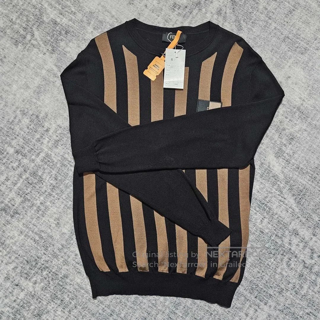 Fendi fendi wool sweater with stripes size 46. Size US S / EU 44-46 / 1 - 1 Thumbnail
