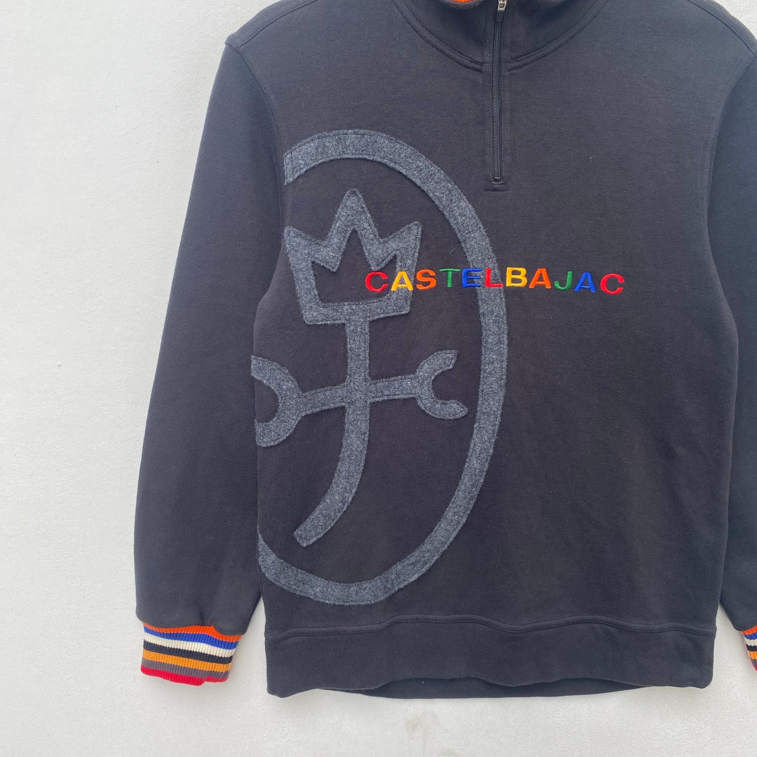 Jean Charles De Castelbajac VINTAGE CASTELBAJAC HALF ZIPPER SWEATSHIRT SMALL Size US S / EU 44-46 / 1 - 4 Thumbnail