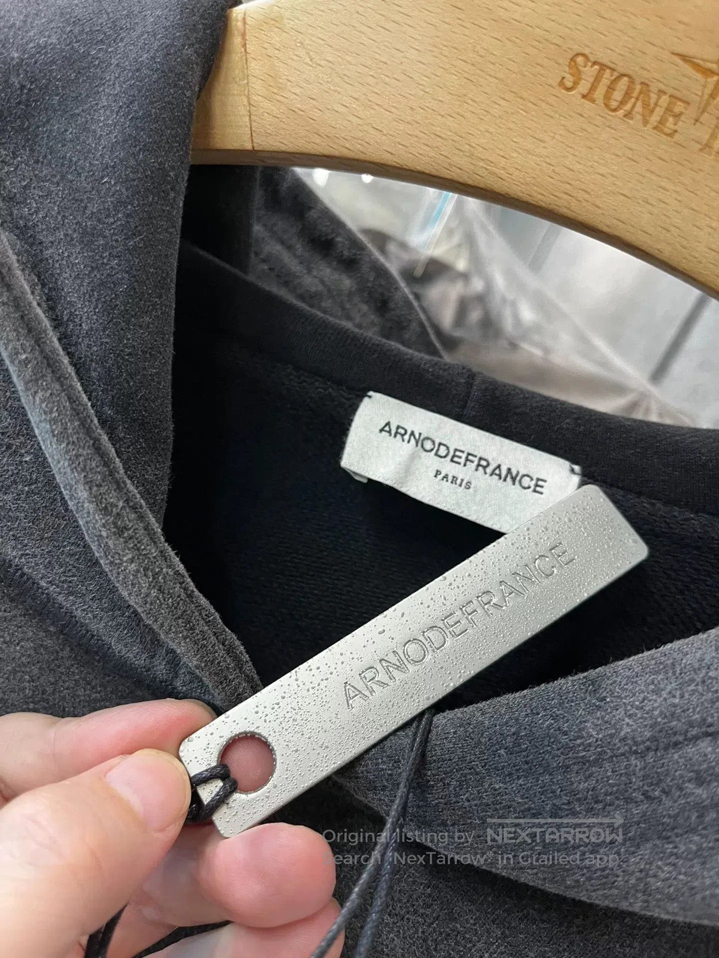 Arno De France ARNODEFRANCE Distressed Washed Marlboro Hoodie. Size US M / EU 48-50 / 2 - 4 Thumbnail