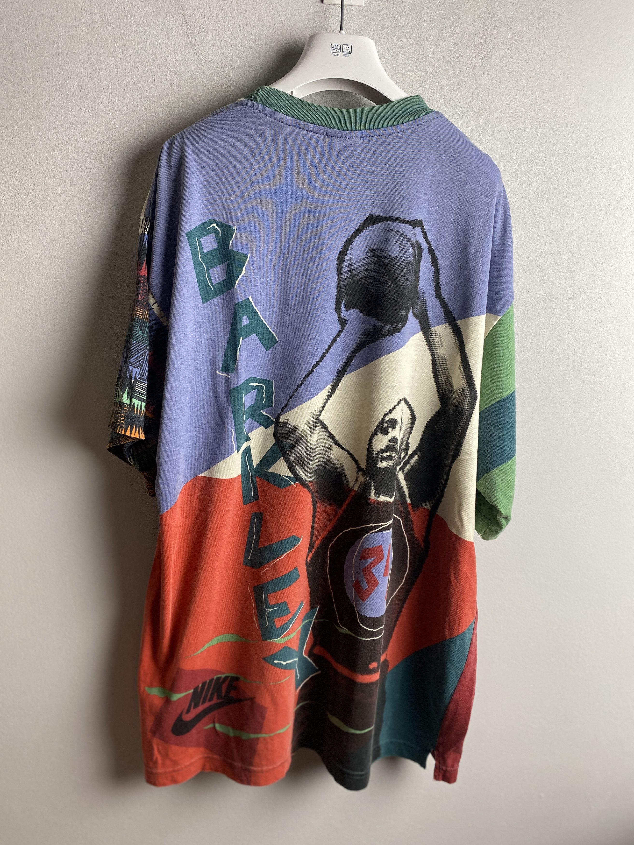 NBA × Nike × Vintage Nike vintage 90s Charles Barkley printed t-shirt tee Size US L / EU 52-54 / 3 - 6 Thumbnail