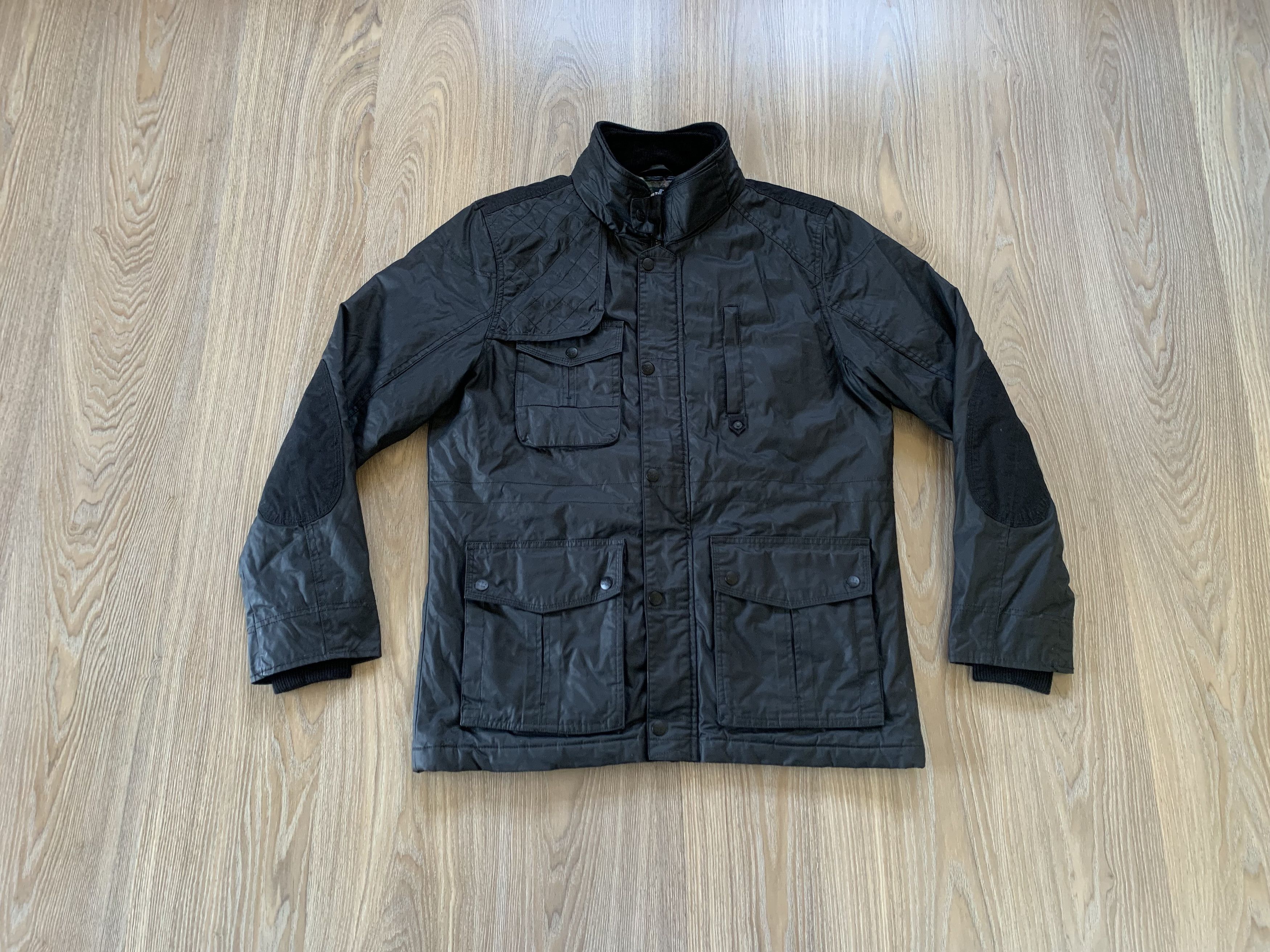 Other Easy Heavy Wax Black Multi Pocket Jacket Size US L / EU 52-54 / 3 - 1 Thumbnail