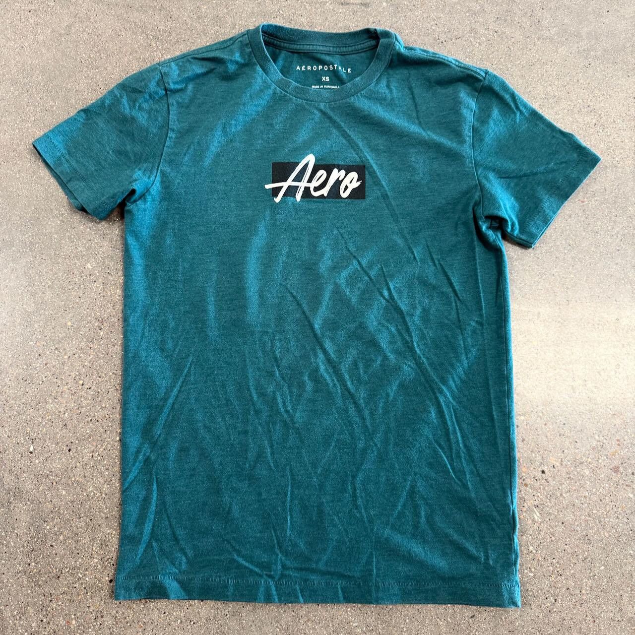 Aeropostale VTG 90s Single Stitch Aéropostale Teal Aero Tee Adult XS Size US XS / EU 42 / 0 - 1 Thumbnail